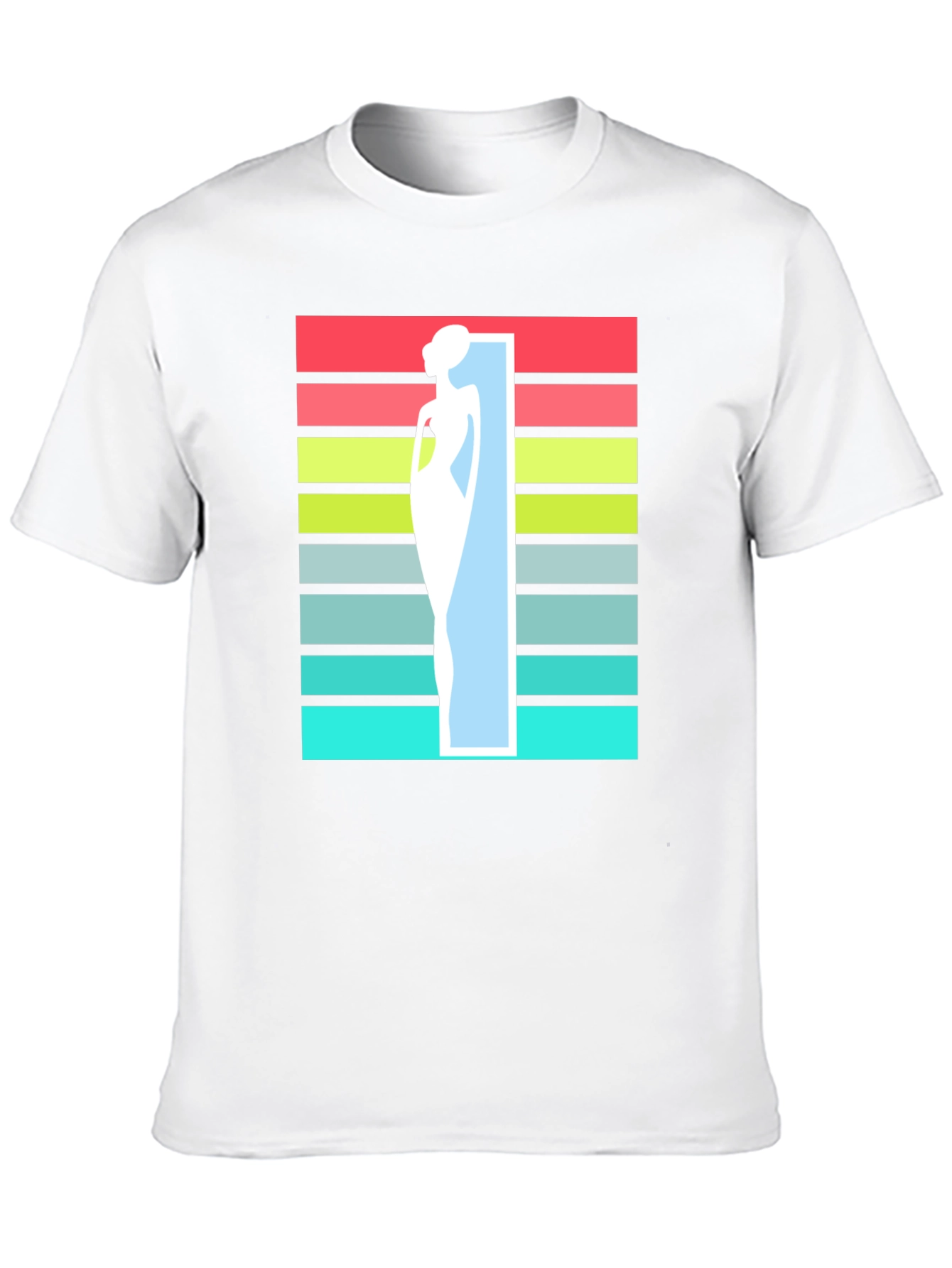 Black Retro Silhouette Tee view 10