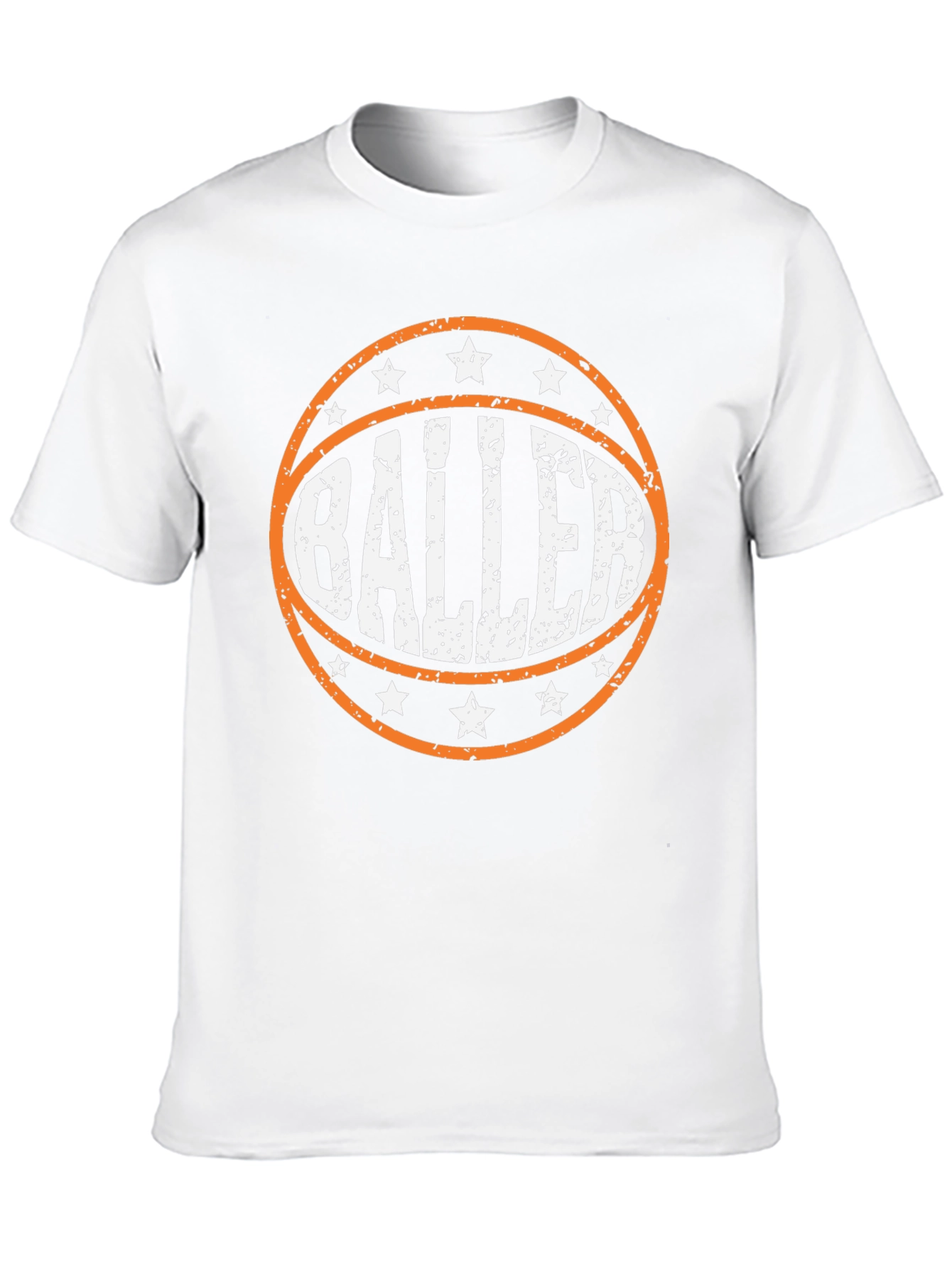 Black Baller Graphic Tee - Basketball Player T-Shirt view 10