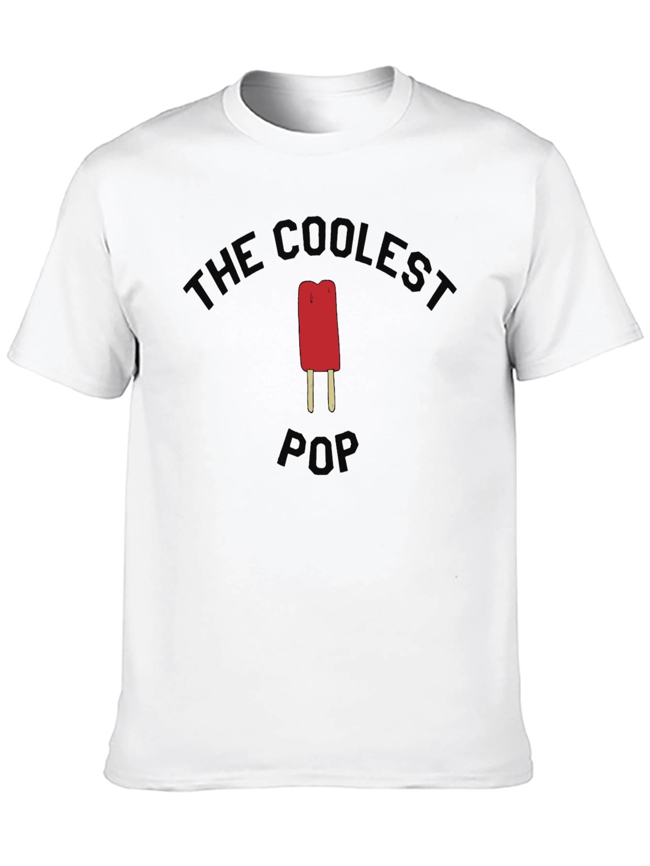 Black The Coolest Pop Graphic T-Shirt view 10