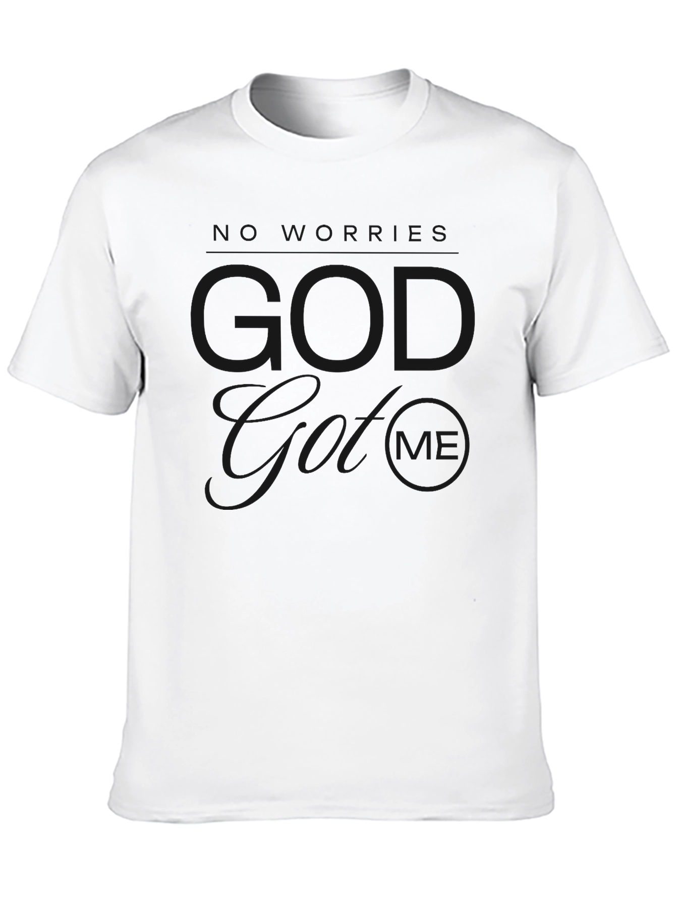 Black Modern Graphic Print Black T-Shirt view 10