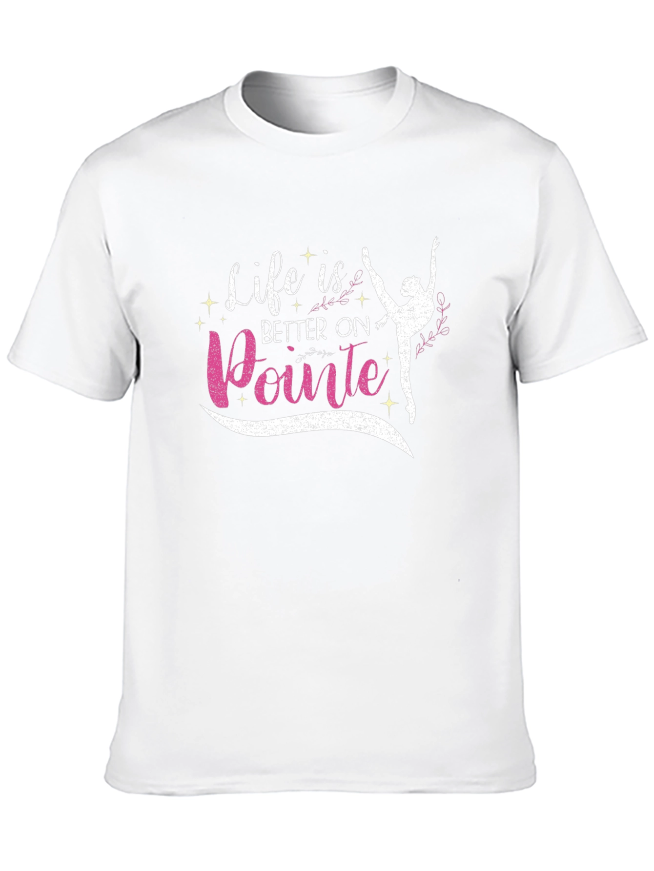 Black Ballet Pointe T-Shirt - Life is Better view 10