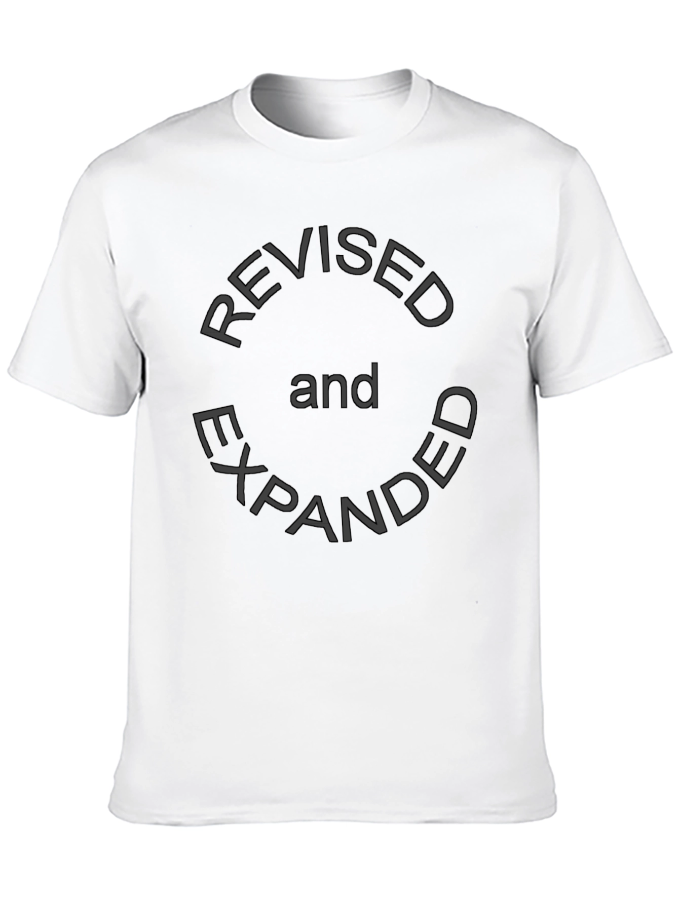 Black Revised and Expanded Graphic Tee view 10
