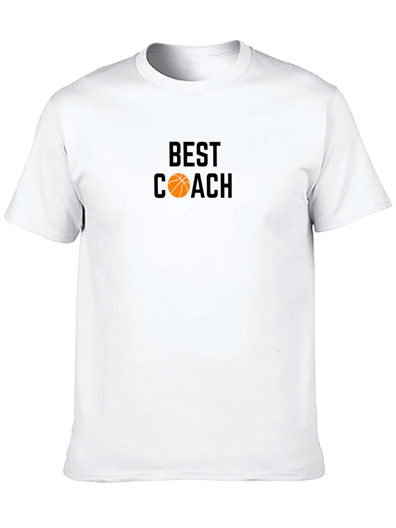 Black Best Coach Basketball Graphic Tee view 10