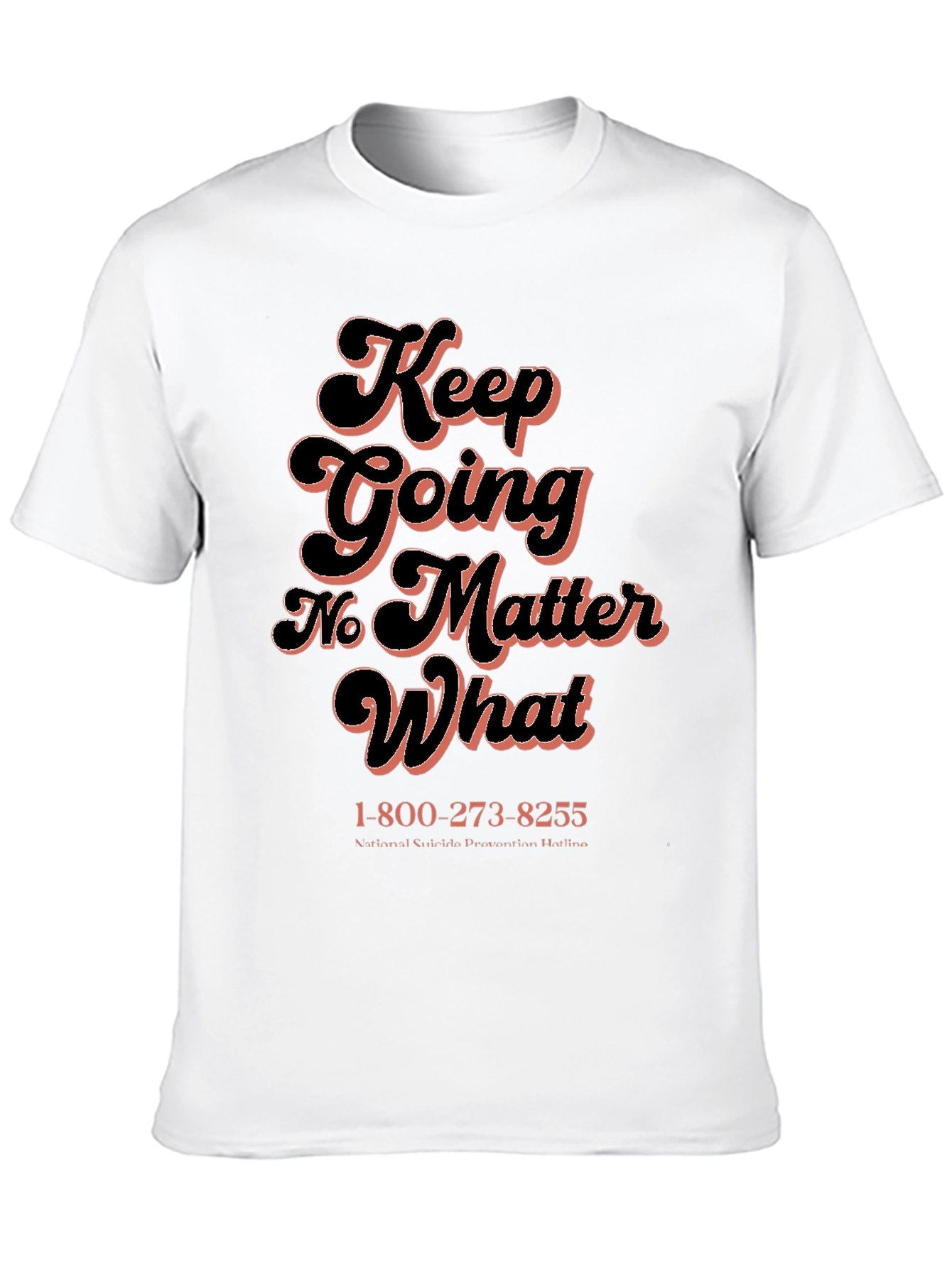 Black Keep Going Graphic T-Shirt view 10