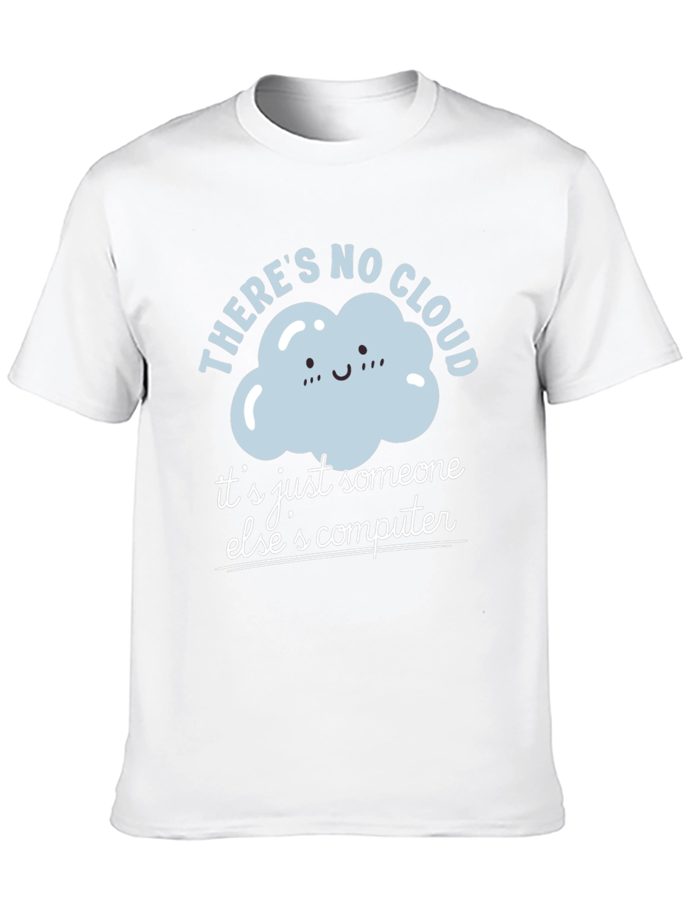 Black Funny Cloud Computing T-Shirt view 10
