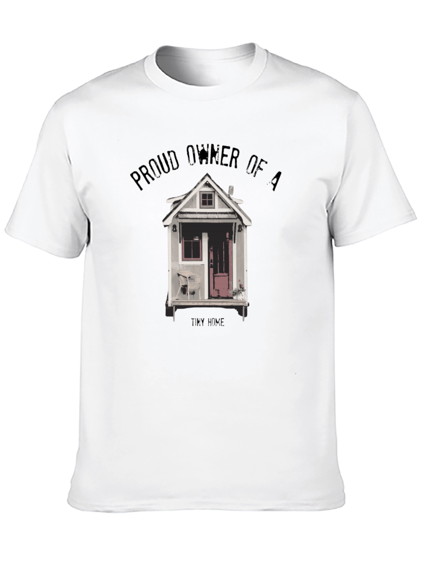 Black Proud Tiny Home Owner Graphic Tee - Black view 10
