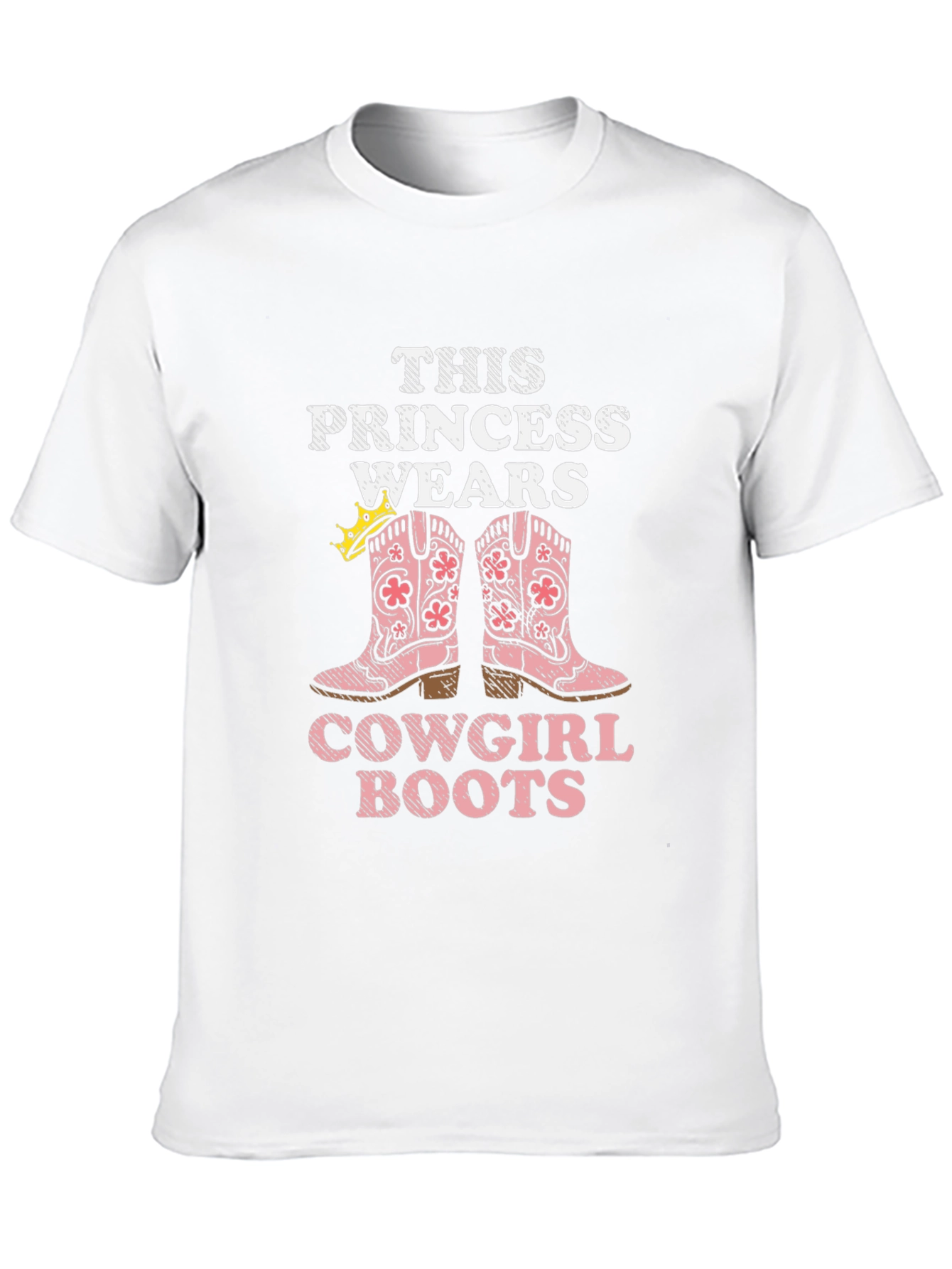 Princess Cowgirl Boots T-Shirt - 10