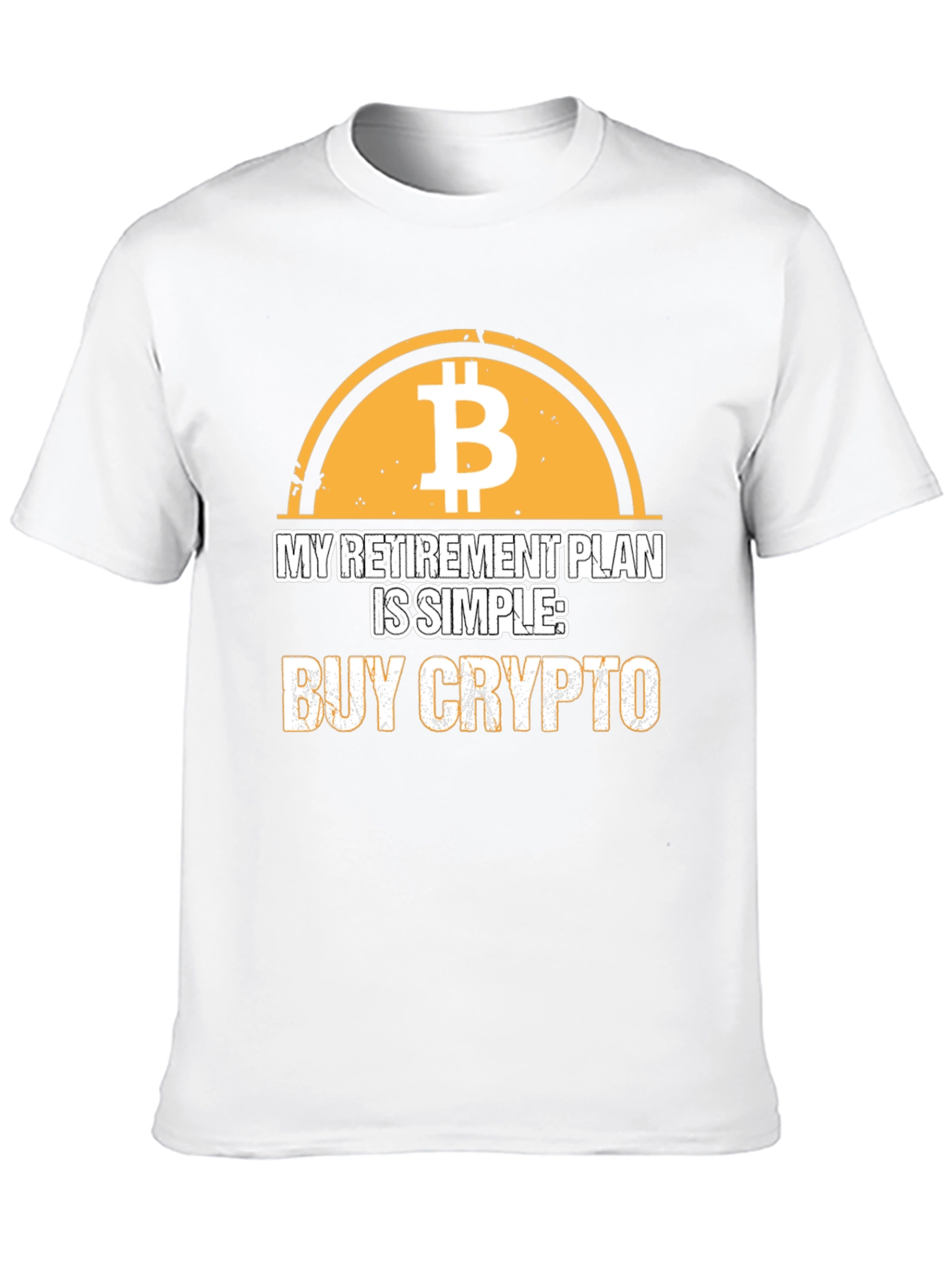 Black Buy Crypto Retirement Plan T-Shirt view 10