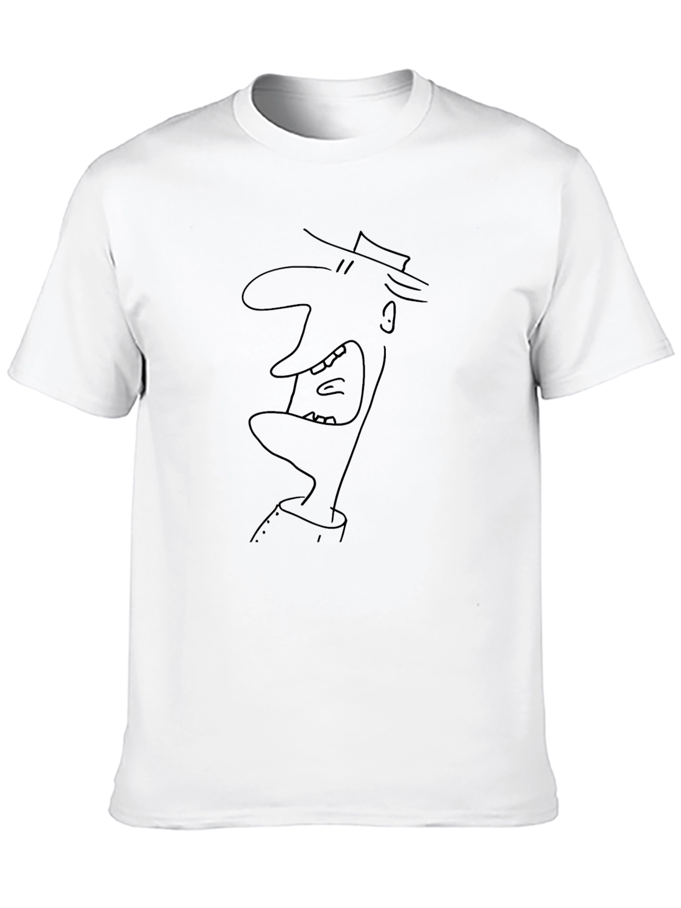 Black Cartoon Character Graphic Black T-Shirt view 10