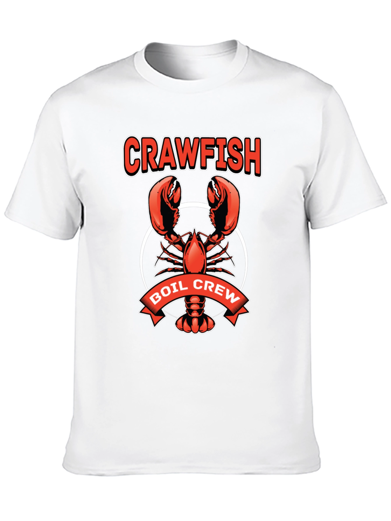 Black Crawfish Boil Crew Graphic T-Shirt - Black view 10