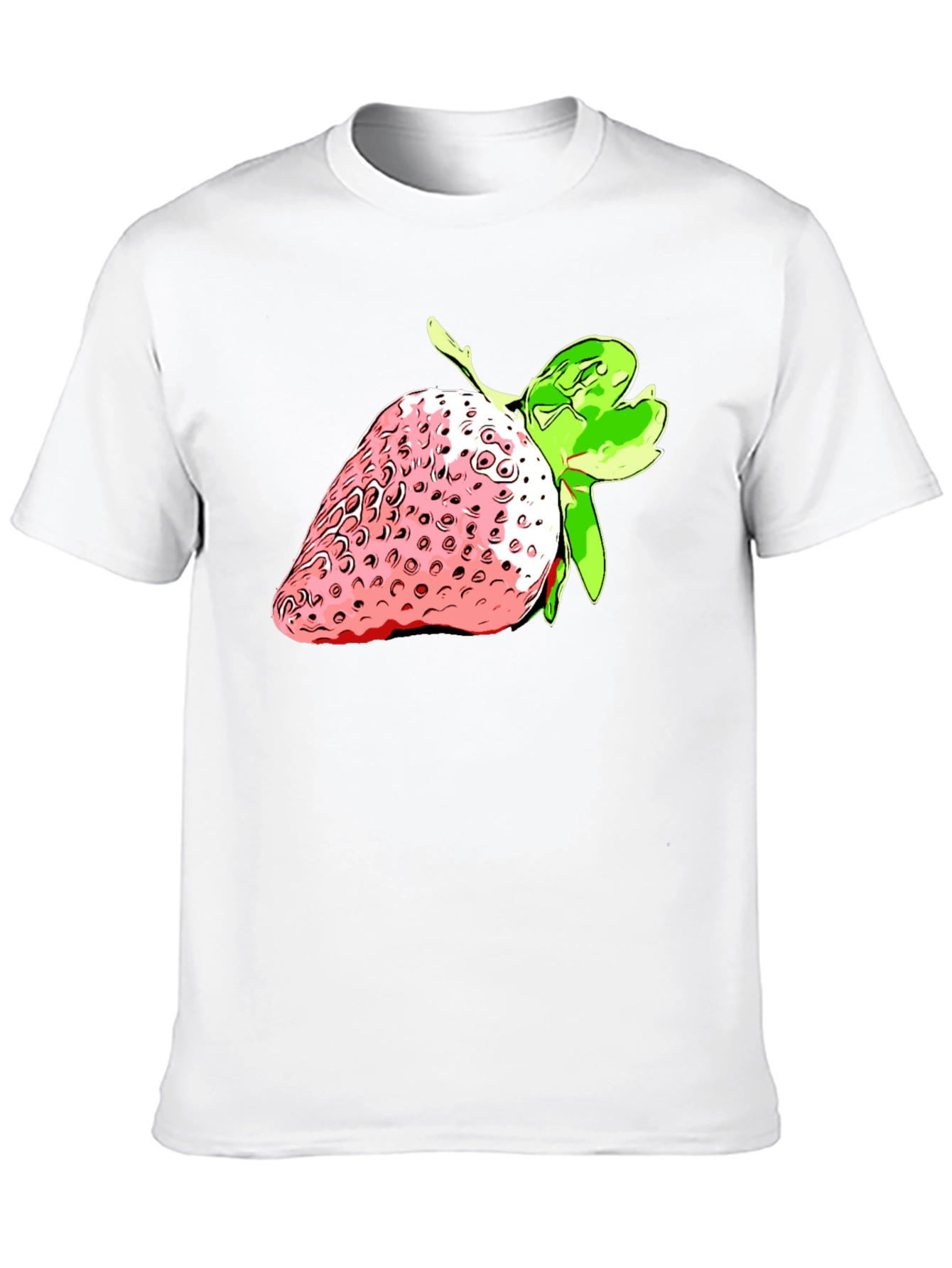 Black Strawberry Graphic Black T-Shirt - Fresh Style view 10