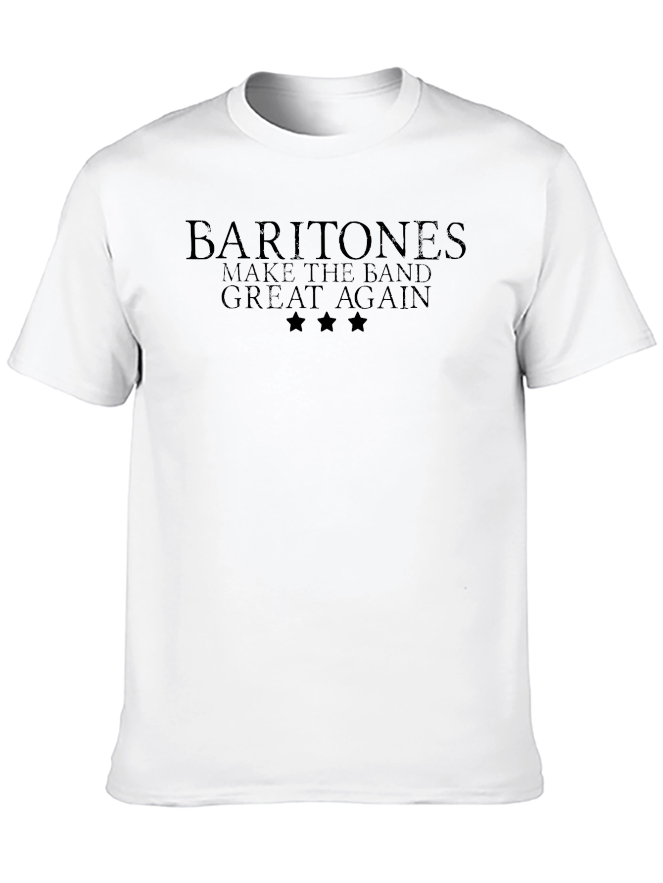 Black Baritones Make Band Great Again Black T-Shirt view 10