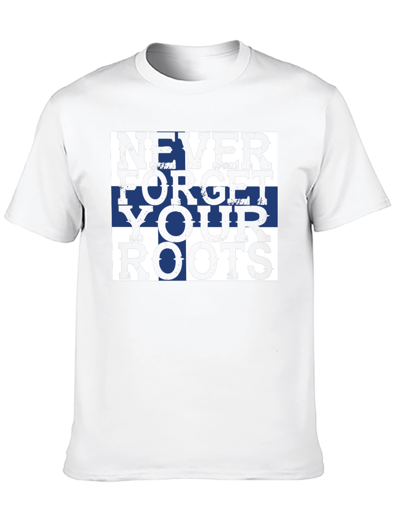 Never Forget Your Roots T-Shirt - Finland Flag Design - 10