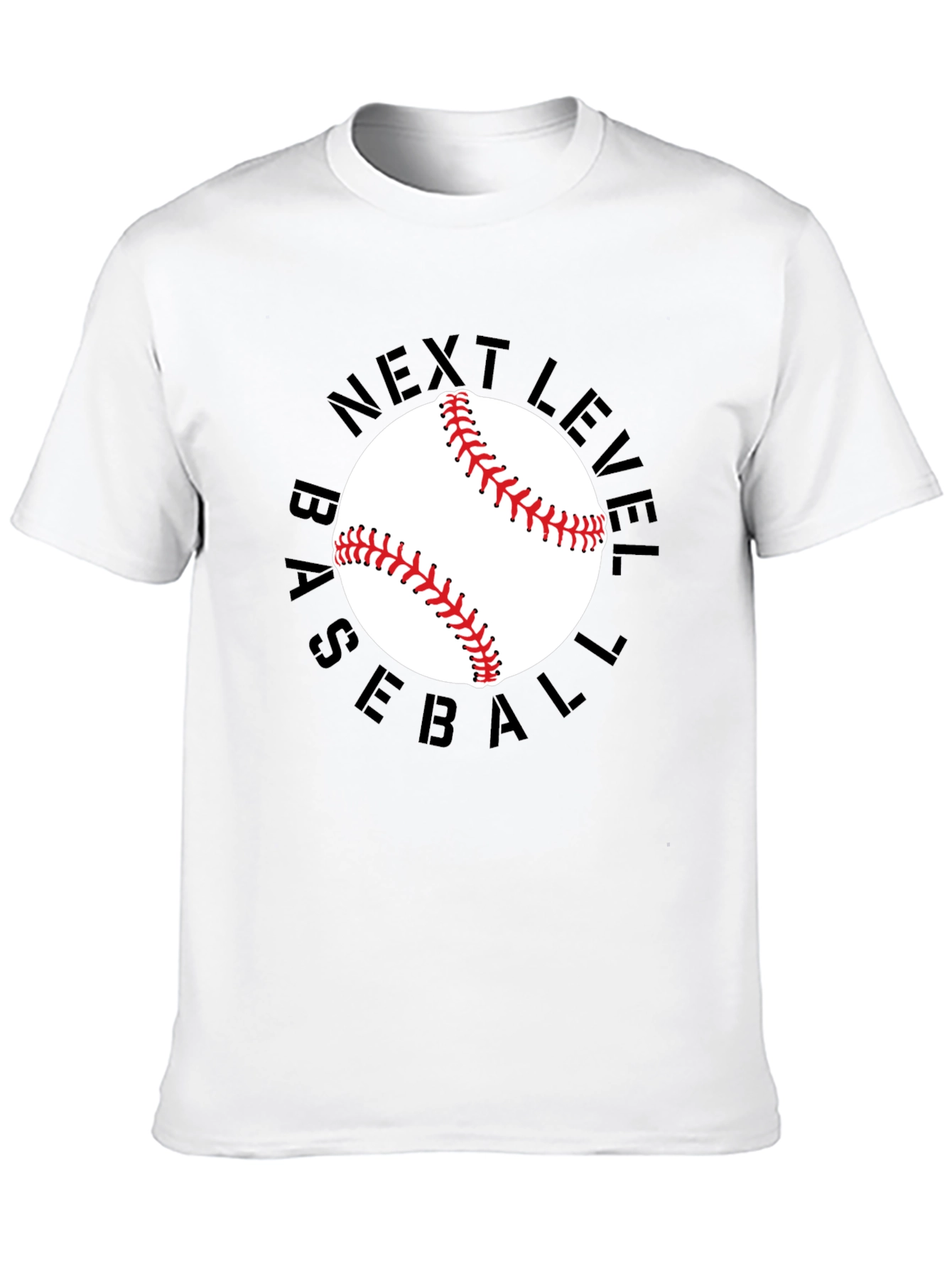 Black Next Level Baseball Graphic Tee view 10