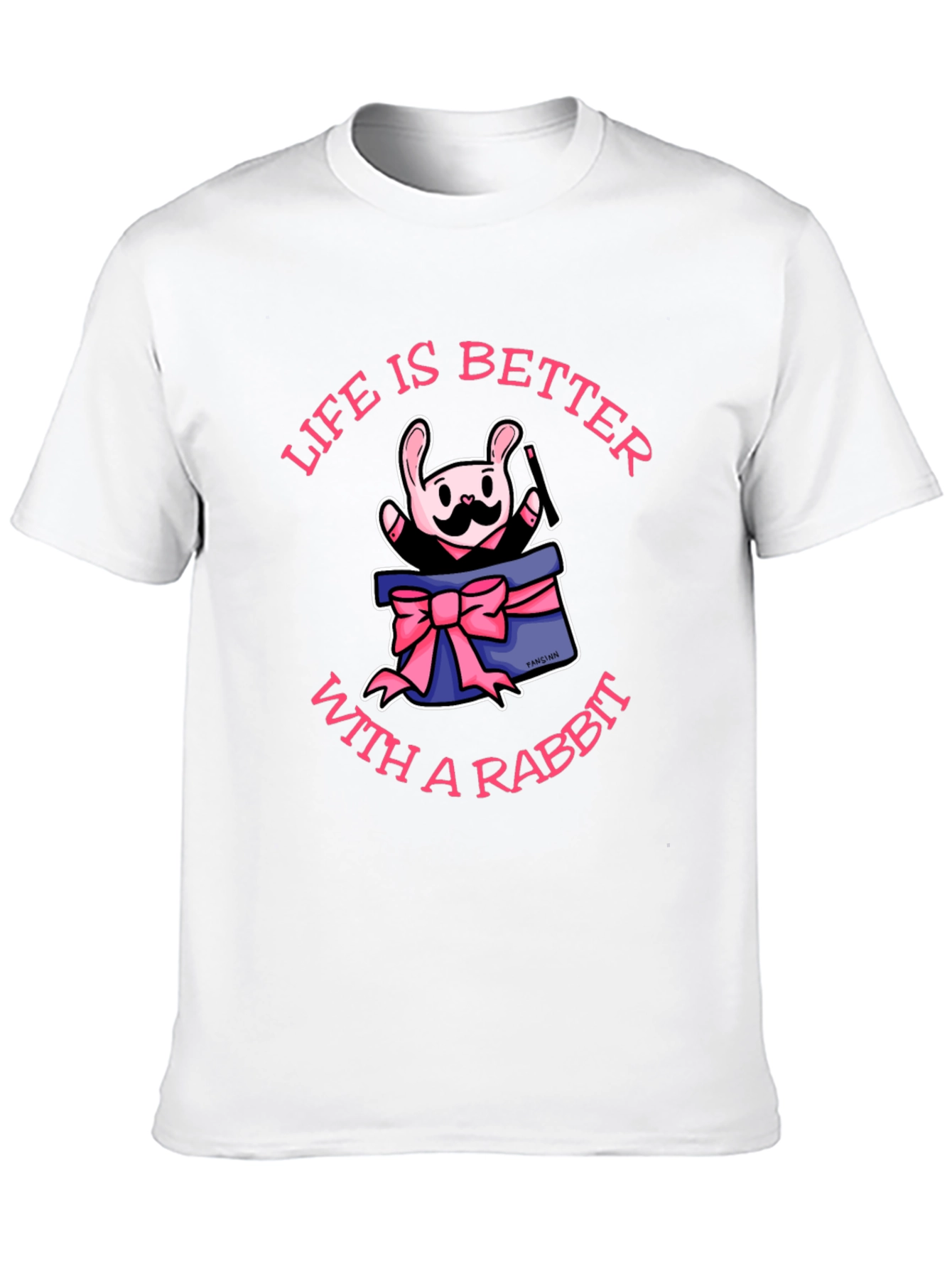 Black Life Is Better With A Rabbit T-Shirt view 10