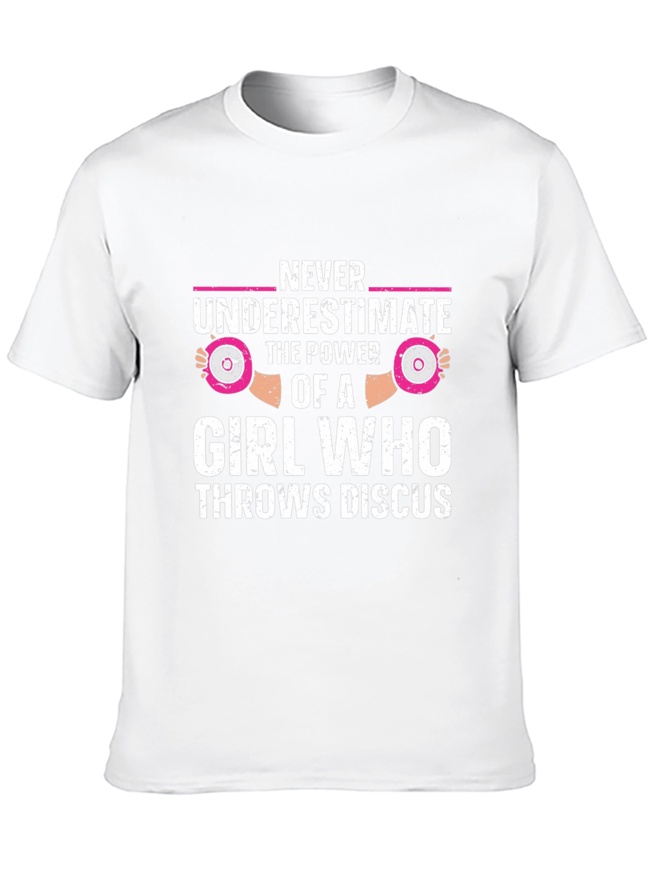 Black Girl Discus Thrower Power T-Shirt view 10