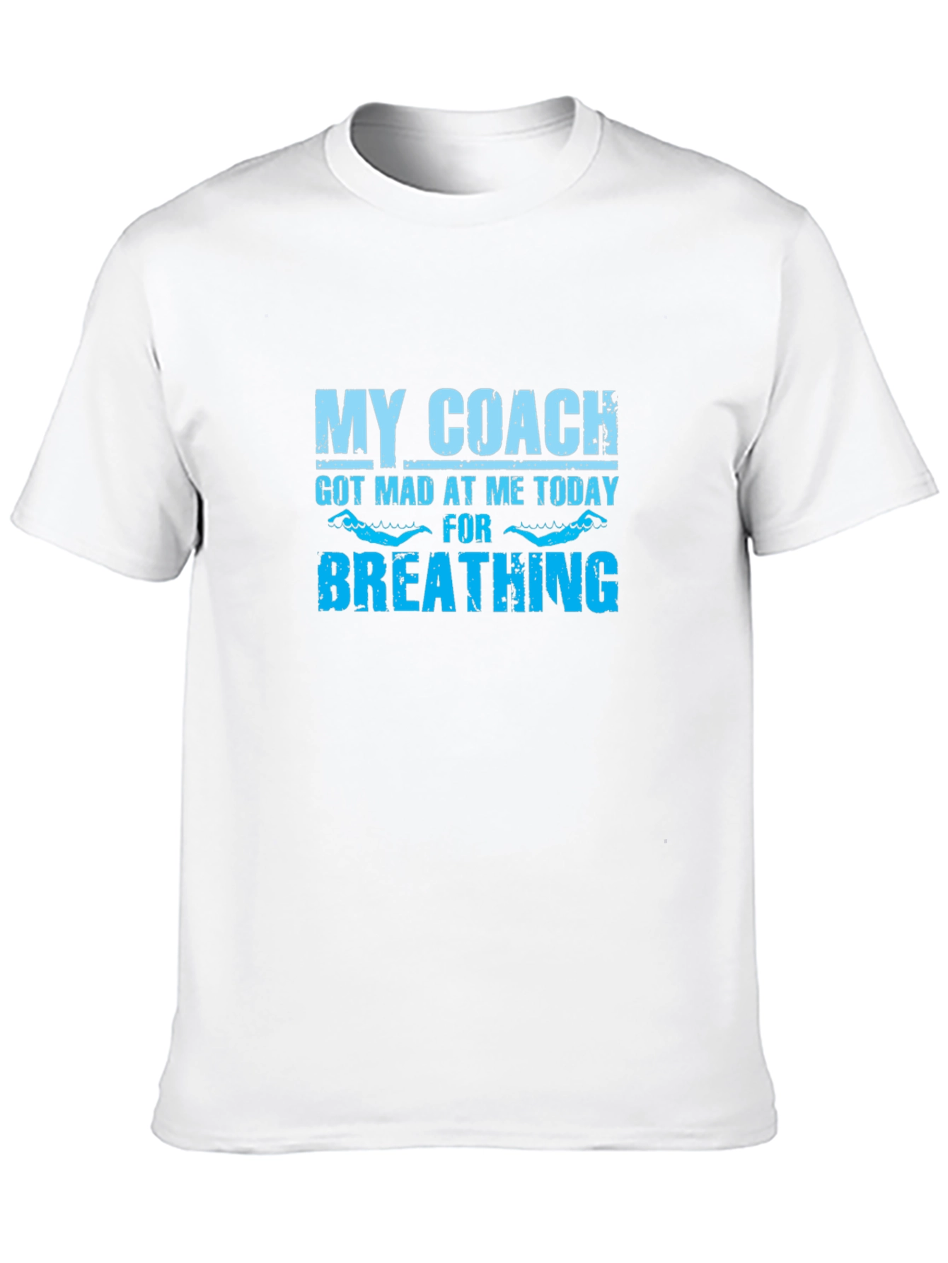 Black My Coach Got Mad T-Shirt - Swimmer Humor Tee view 10