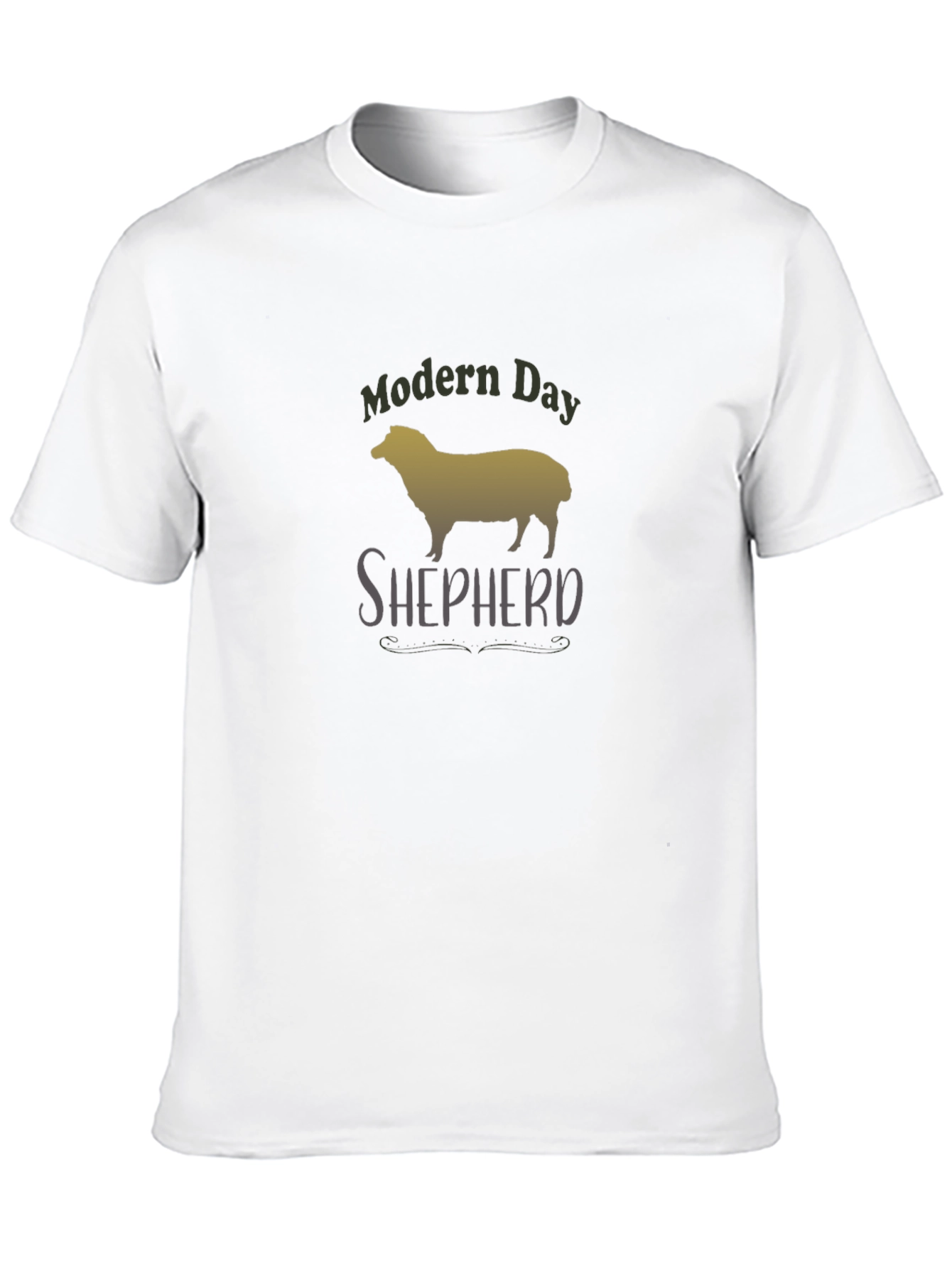 Black Modern Day Shepherd Graphic T-Shirt view 10