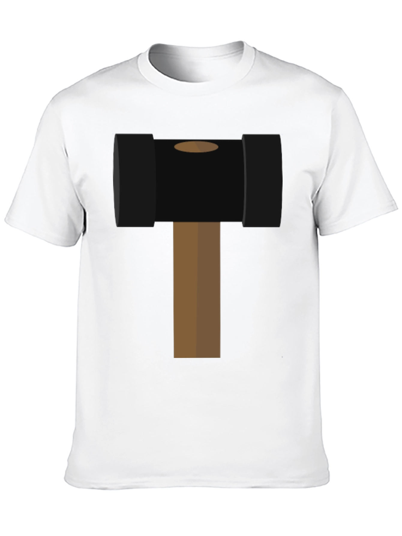 Black Hammer Time Graphic Tee - Novelty Black T-Shirt view 10