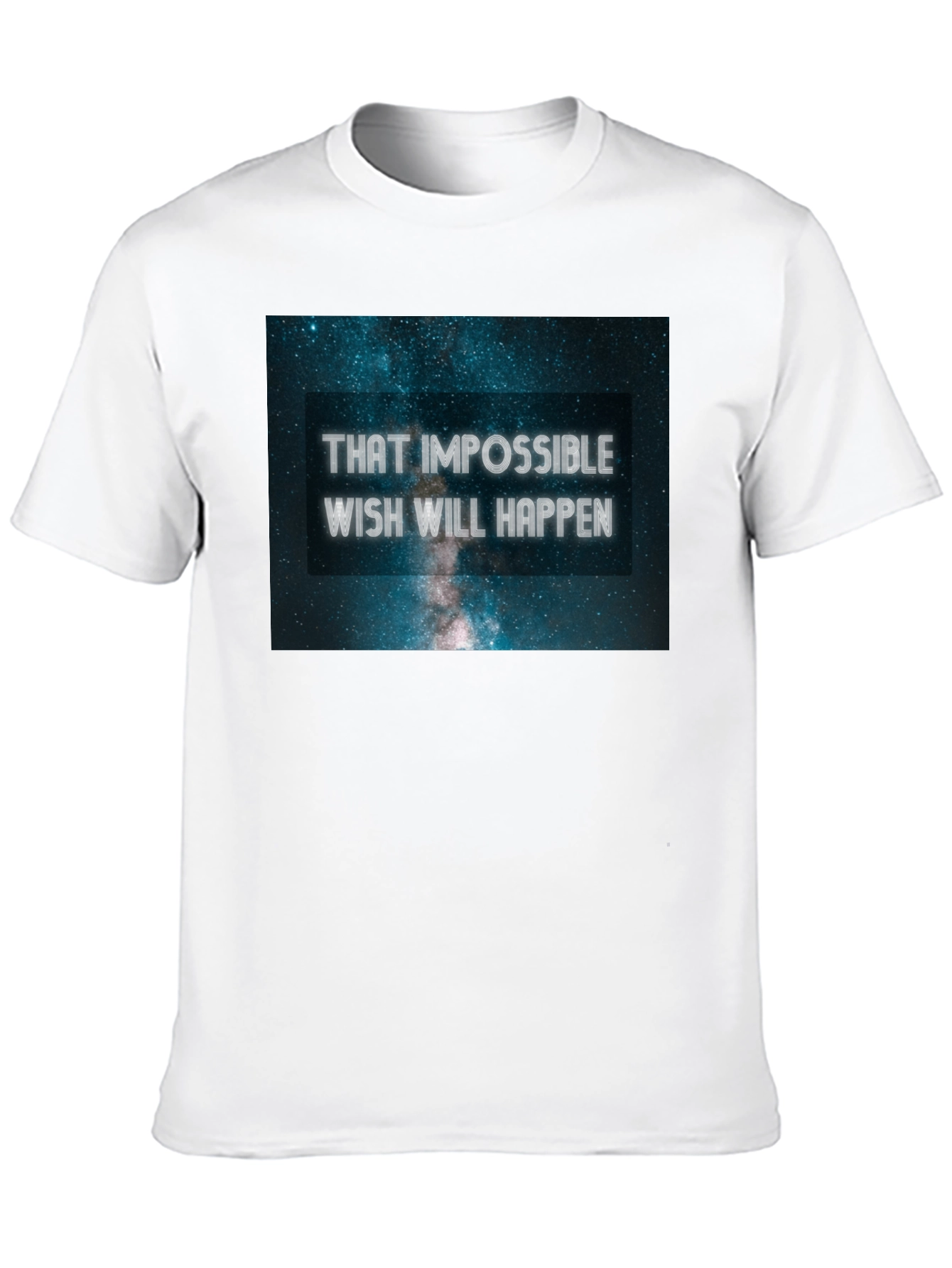 Black Impossible Wish Tee - Galaxy Dream view 10