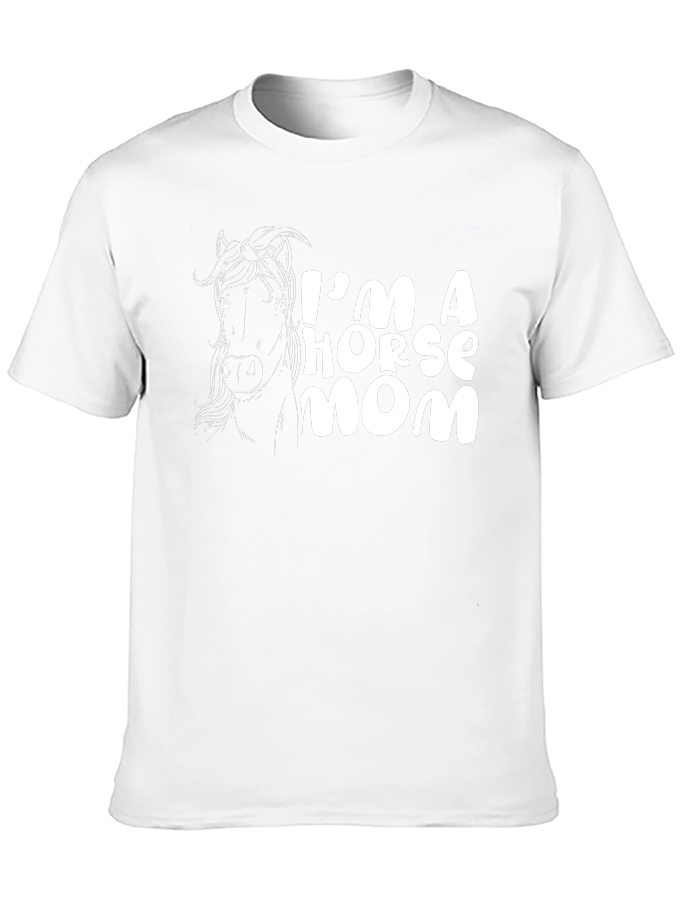 Black I'm A Horse Mom Graphic Tee view 10