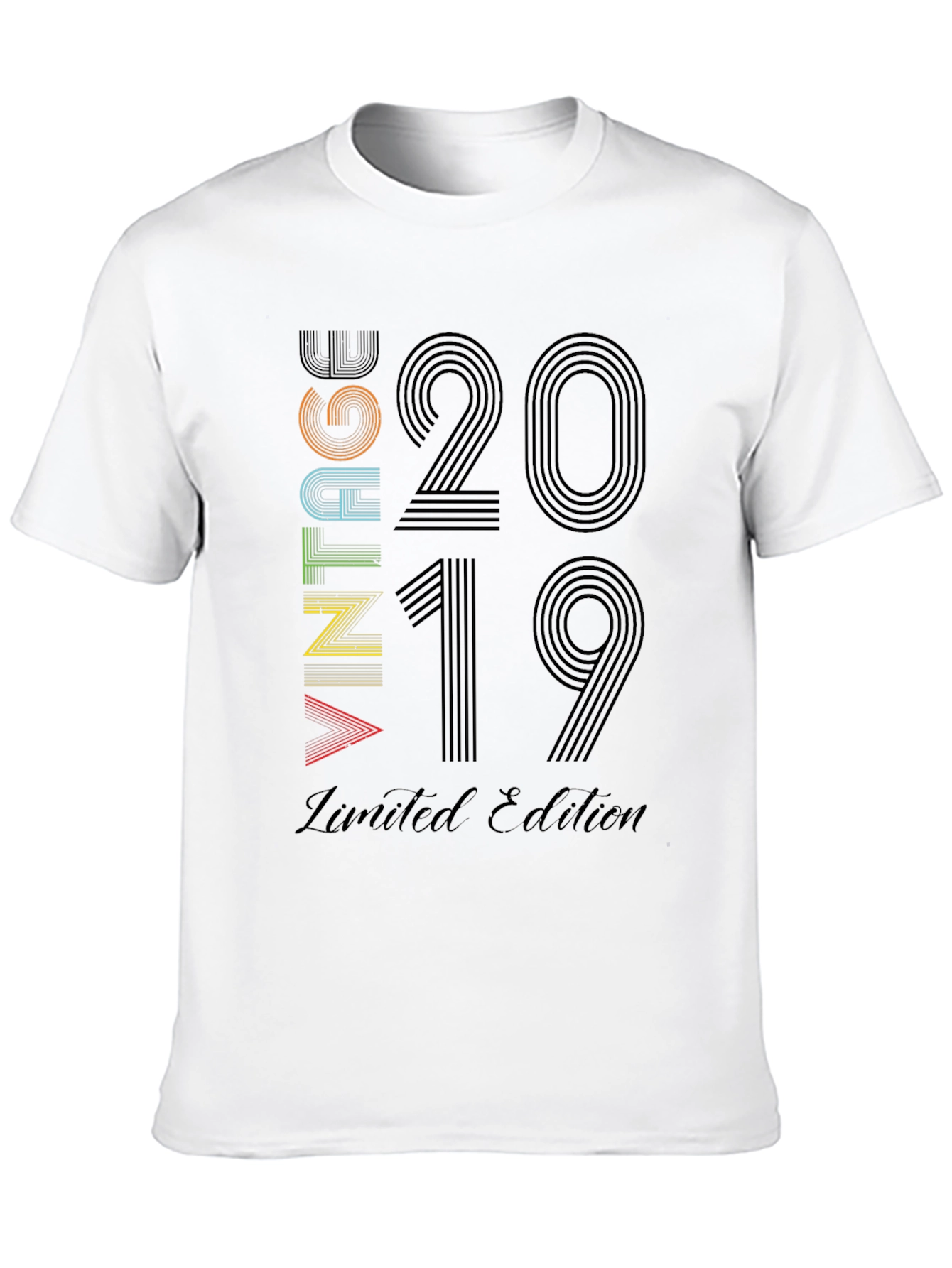 Black Vintage 2019 Limited Edition Black T-Shirt view 10