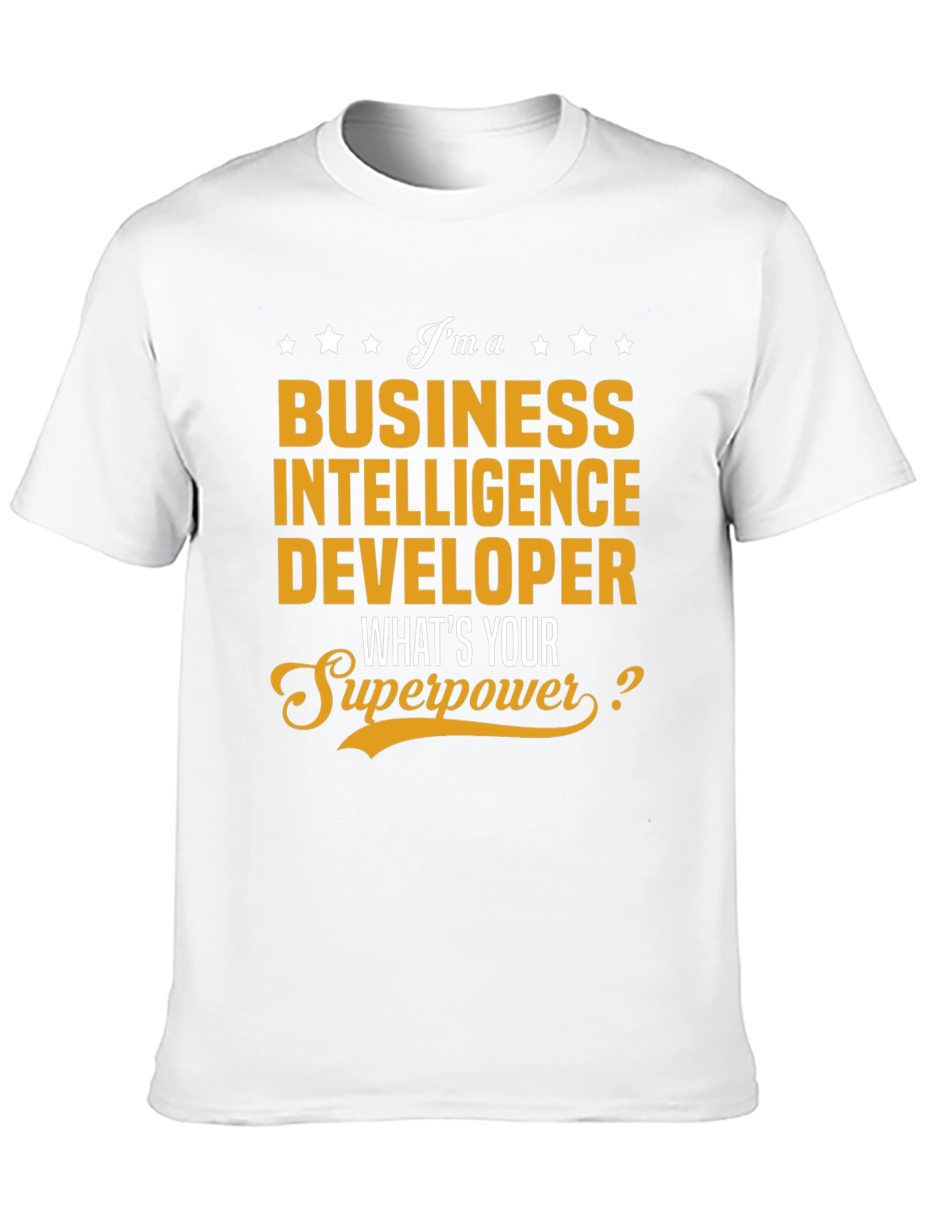 Black Business Intelligence Developer Superpower T-Shirt view 10