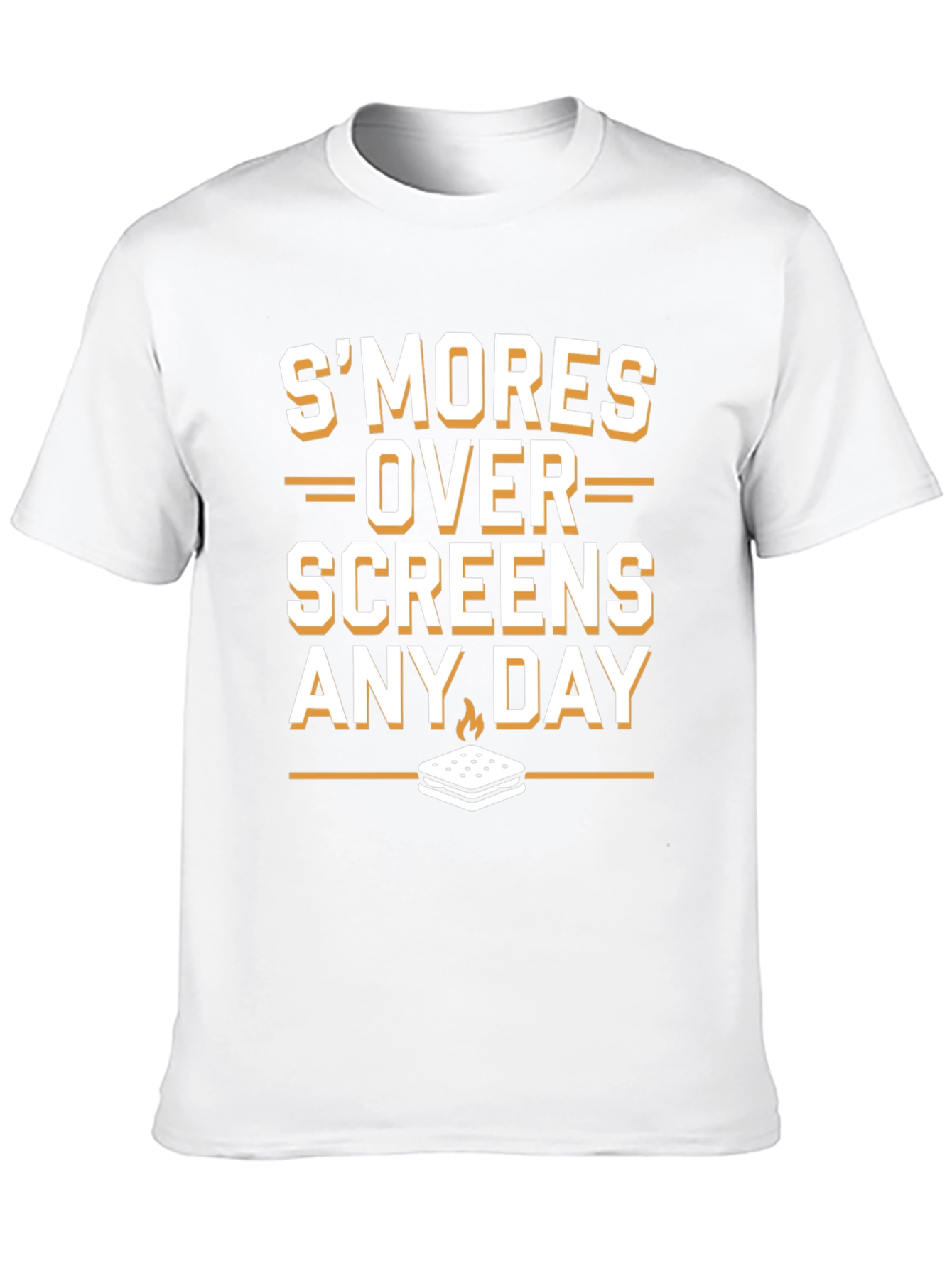 Black S'mores Over Screens Graphic T-Shirt view 10