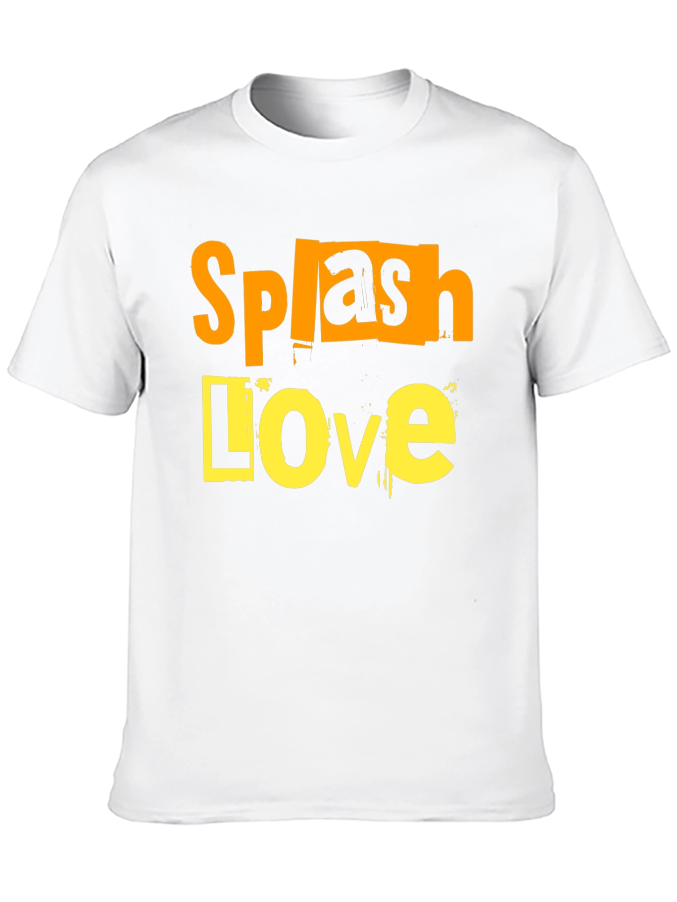 Black Splash Love Graphic Tee - Black Cotton Blend view 10