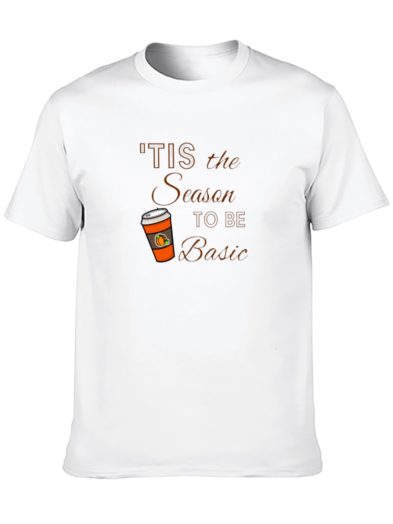 Black 'Tis the Season to be Basic' Black T-Shirt view 10