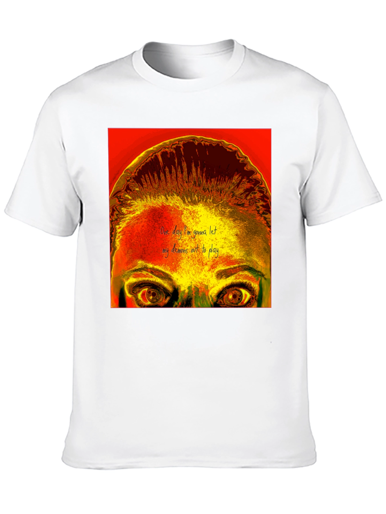 Black Demons Out To Play Graphic Tee view 10