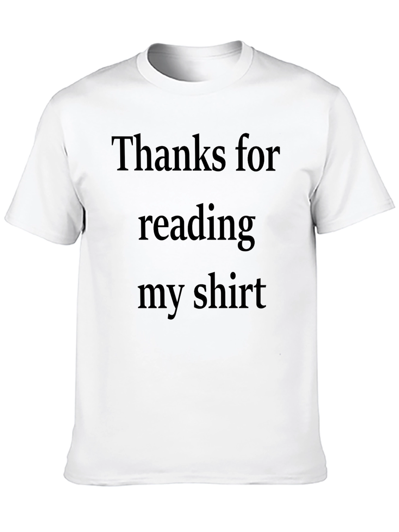 Black Thanks For Reading My Shirt - Novelty T-Shirt view 10