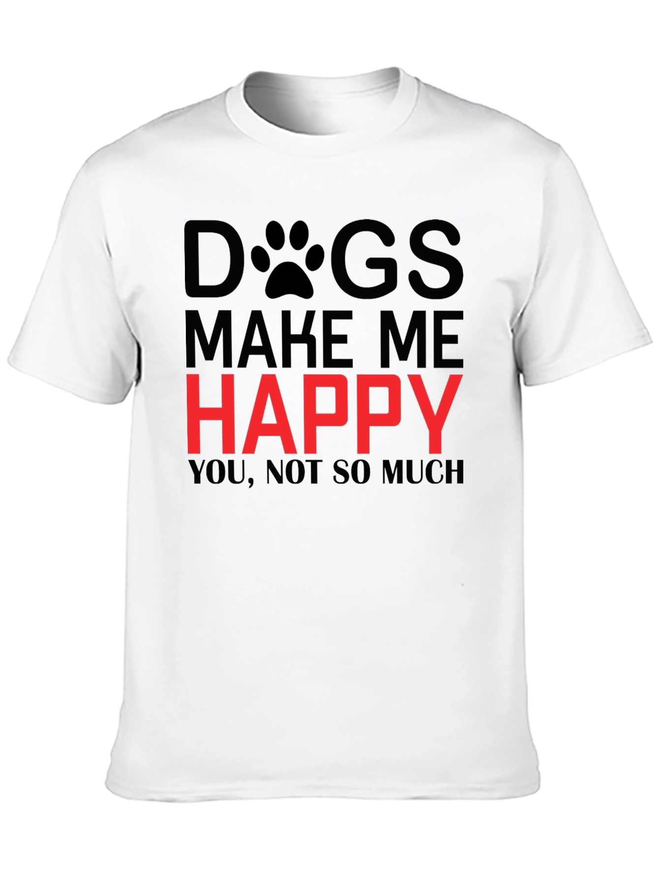Black Dogs Make Me Happy Graphic Tee view 10