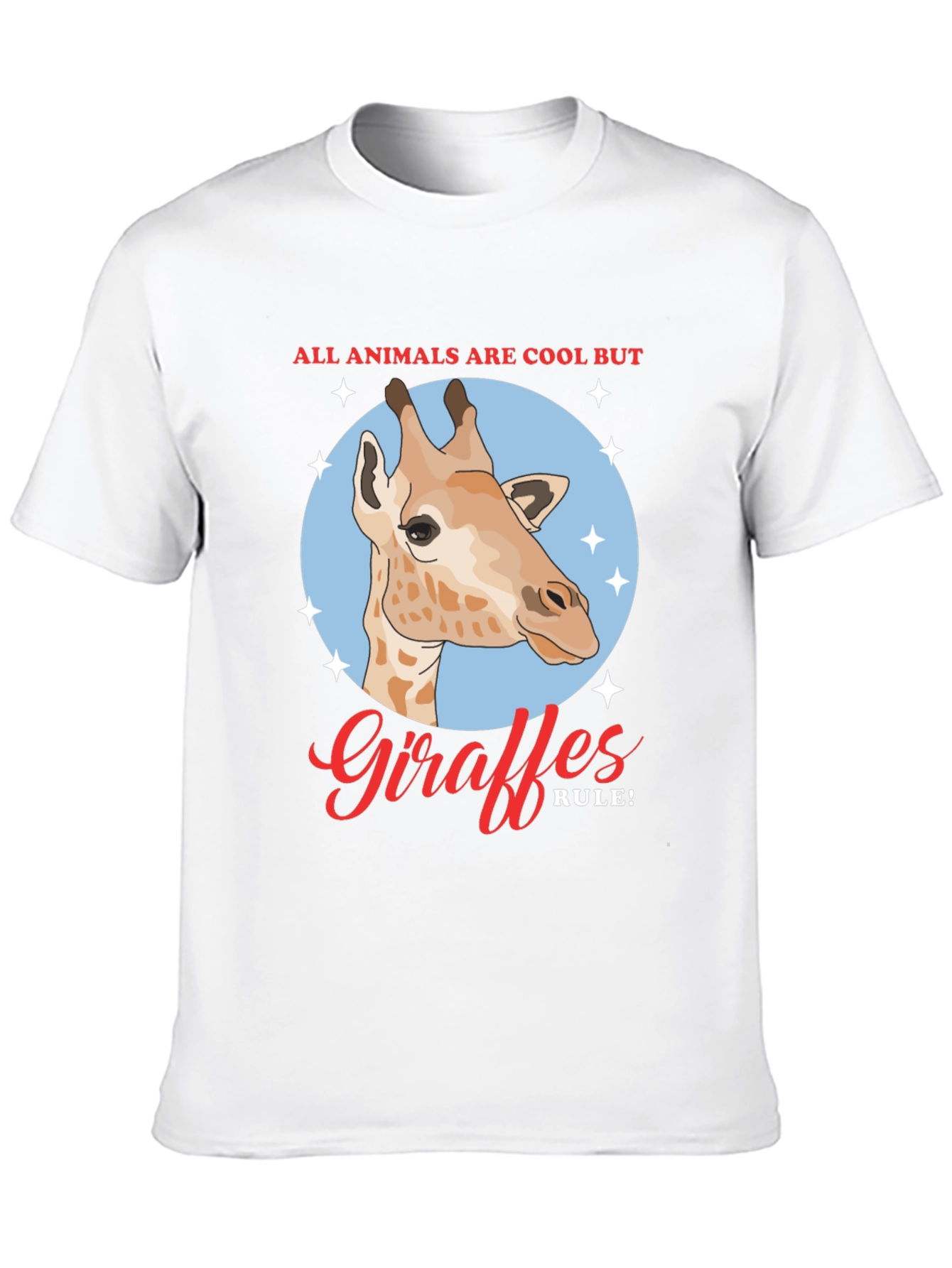 Black Giraffe Rule! Men's Graphic T-Shirt view 10