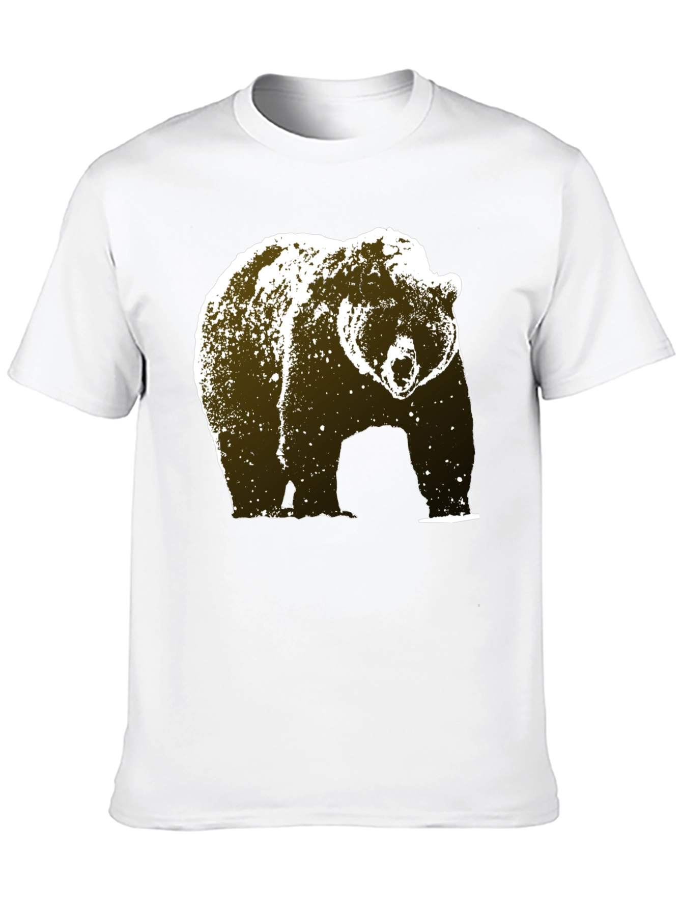 Black Bear Graphic Tee - Black Cotton Blend view 10