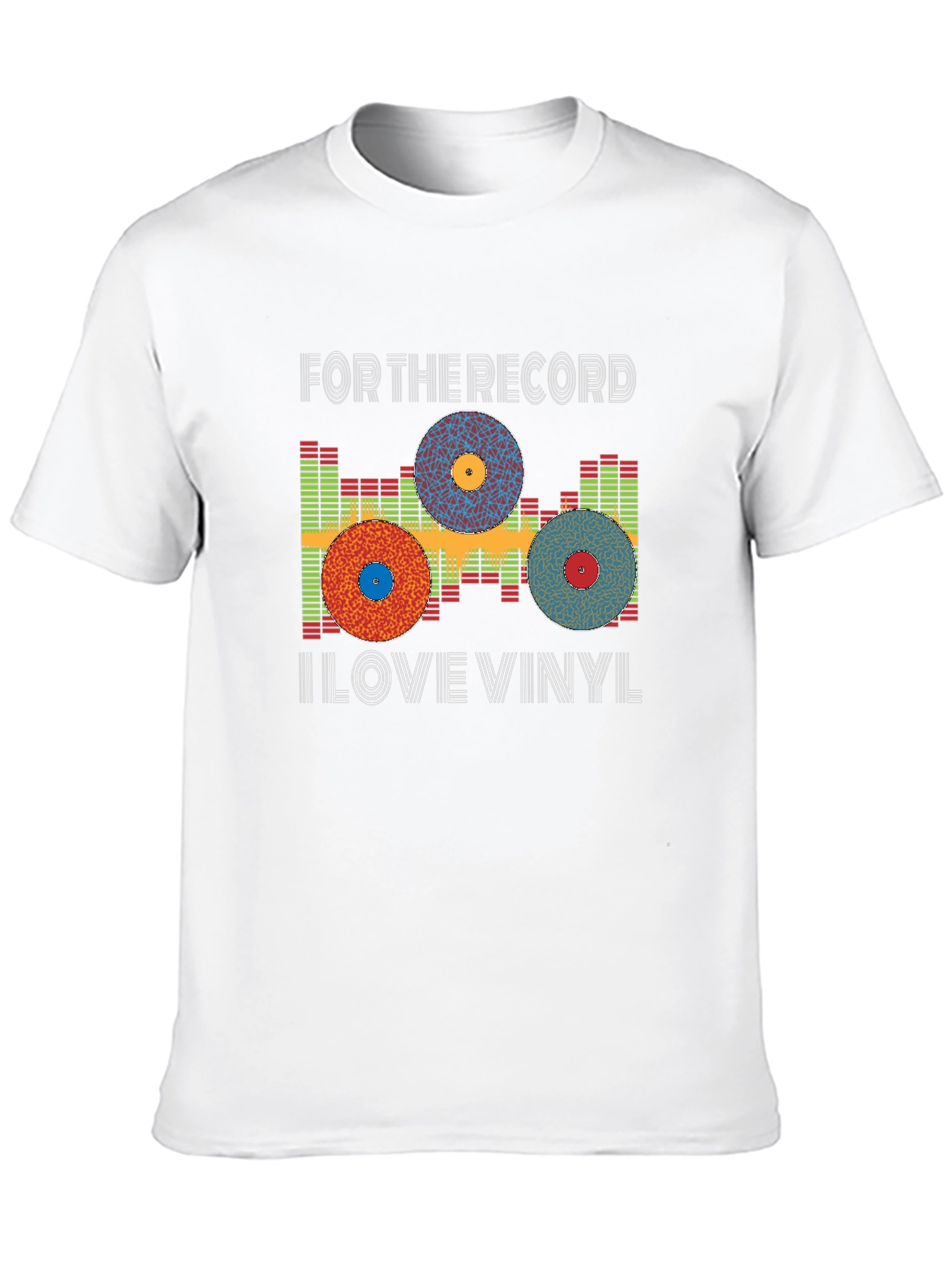 Black For the Record I Love Vinyl Graphic Tee view 10