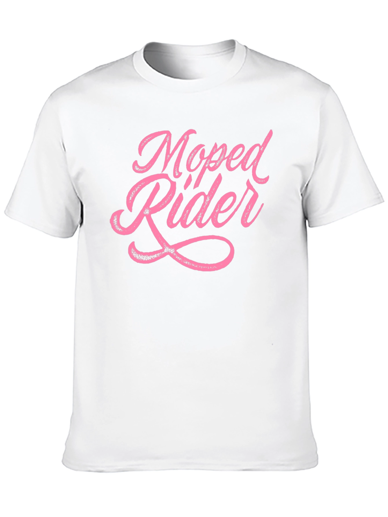Black Moped Rider Graphic Tee view 10