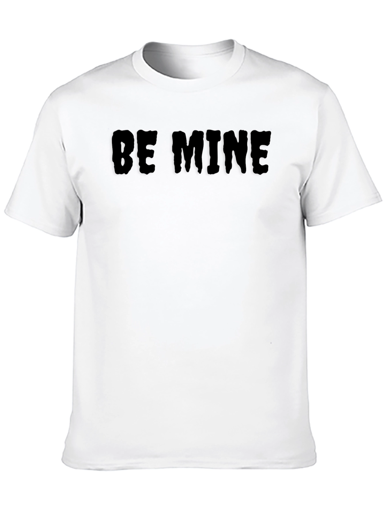Black Be Mine Graphic T-Shirt - Classic Black Tee view 10