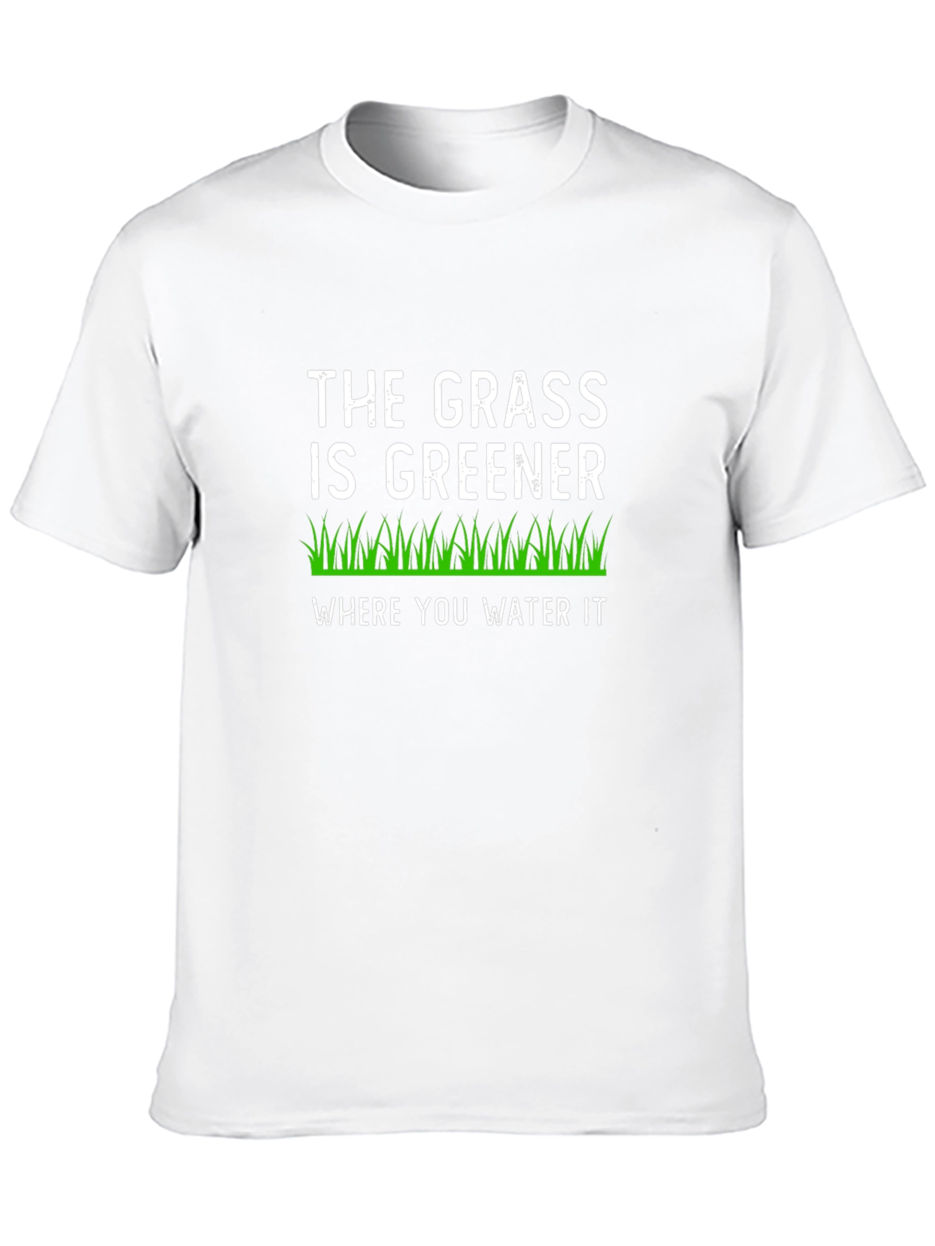 Black The Grass is Greener T-Shirt view 10