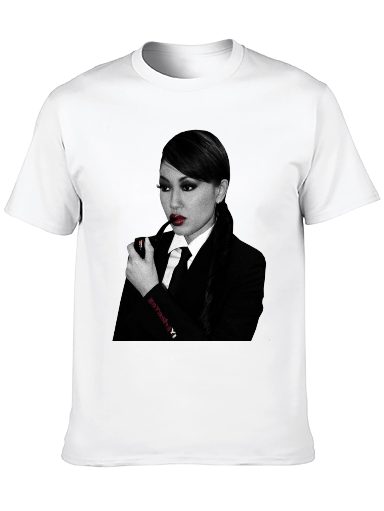 Black Natasha Yi Smoking Pipe Graphic Tee view 10