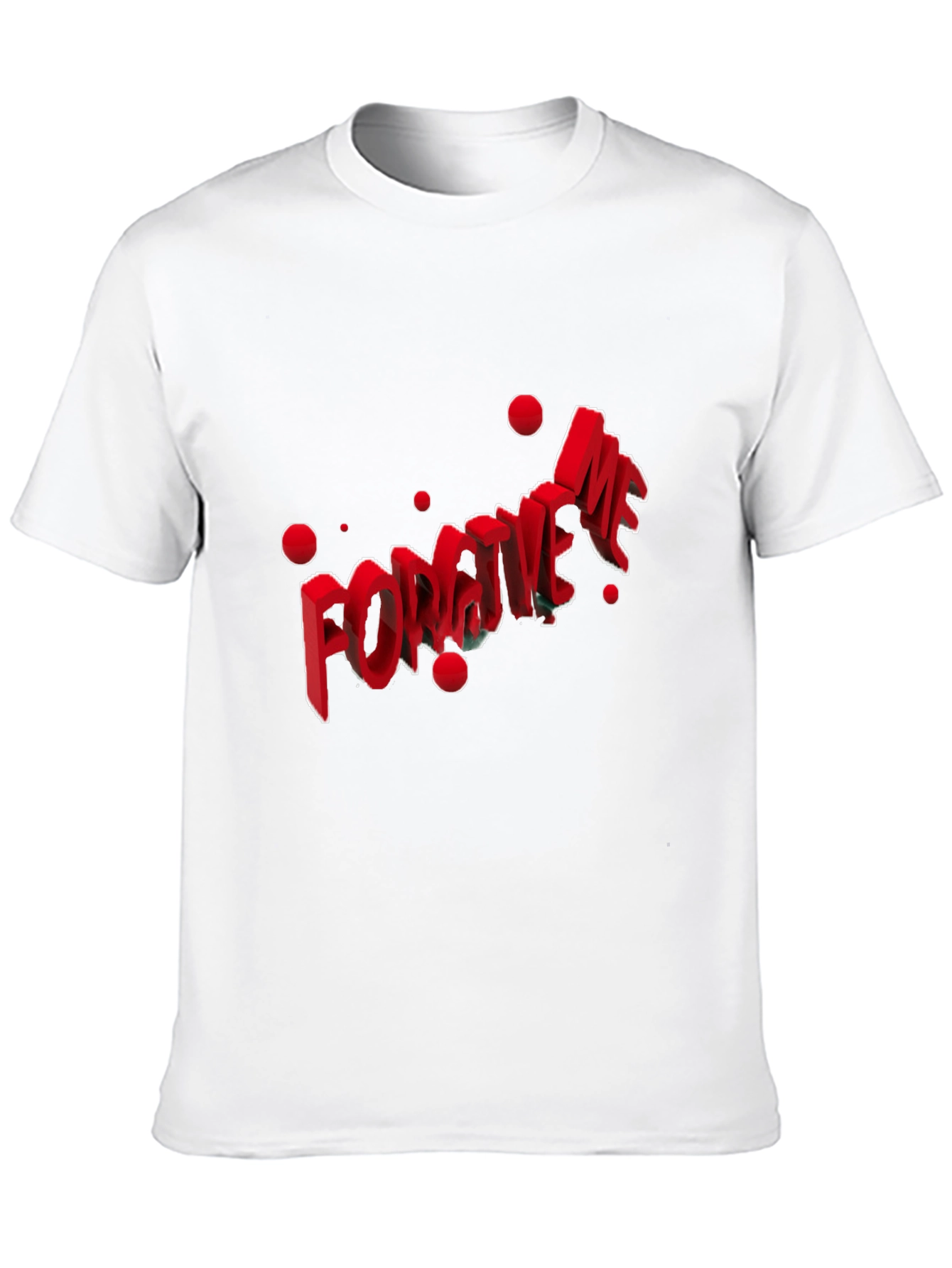 Black Forgive Me Graphic Tee - Black view 10