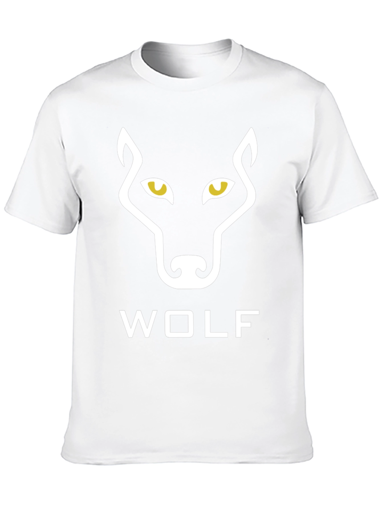 Black Wolf Graphic Print Black T-Shirt view 10