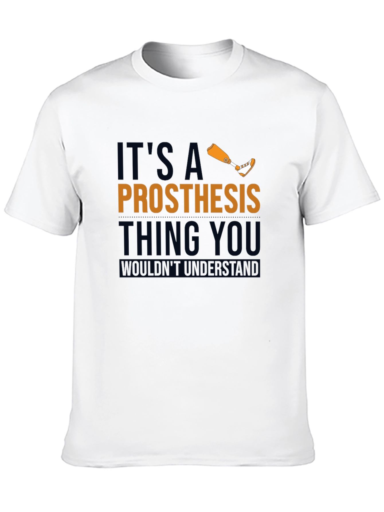 Black Prosthesis Thing T-Shirt - Unique Design, Comfortable Fit view 10