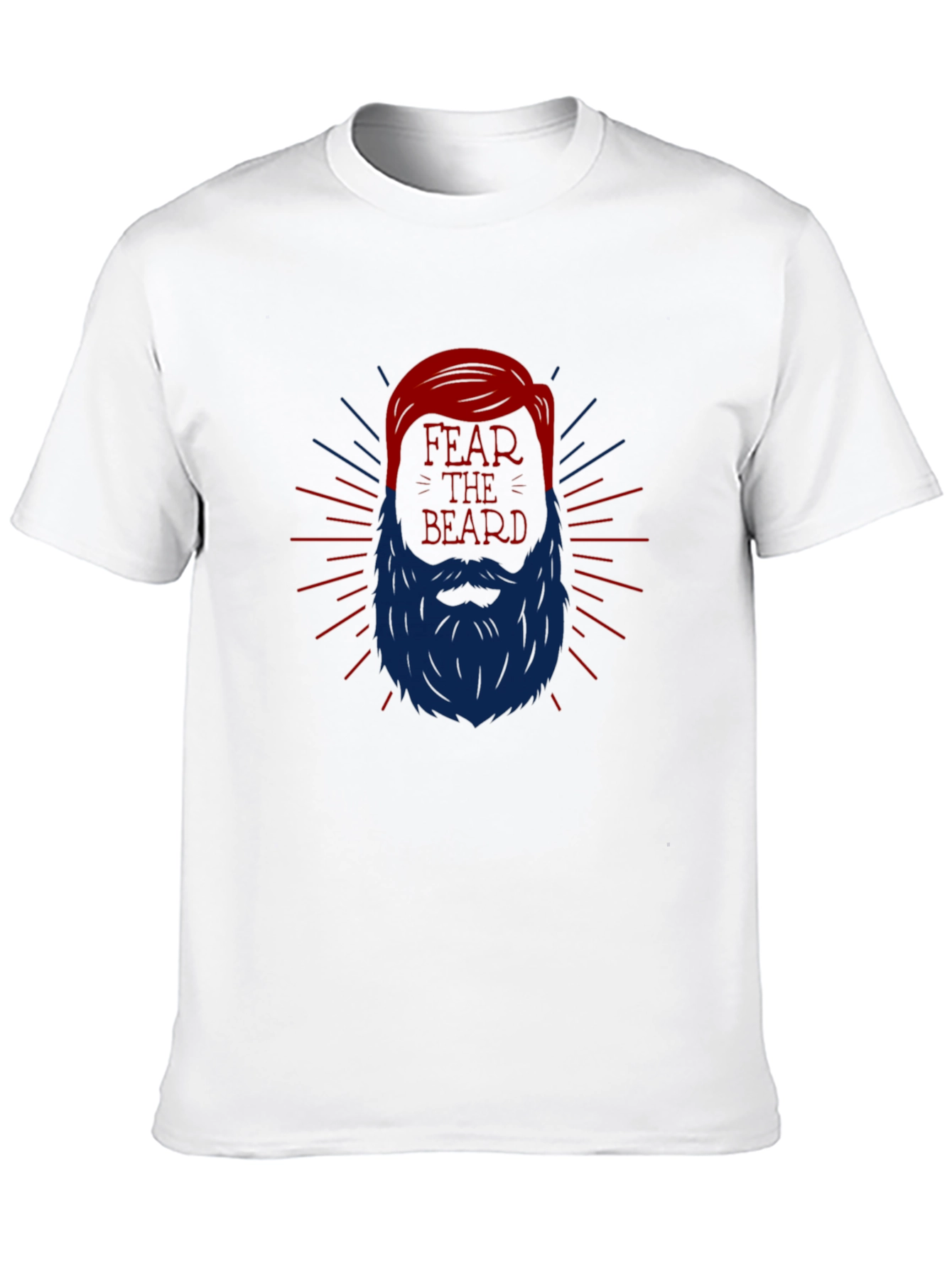 Black Fear the Beard Graphic Tee - Black view 10