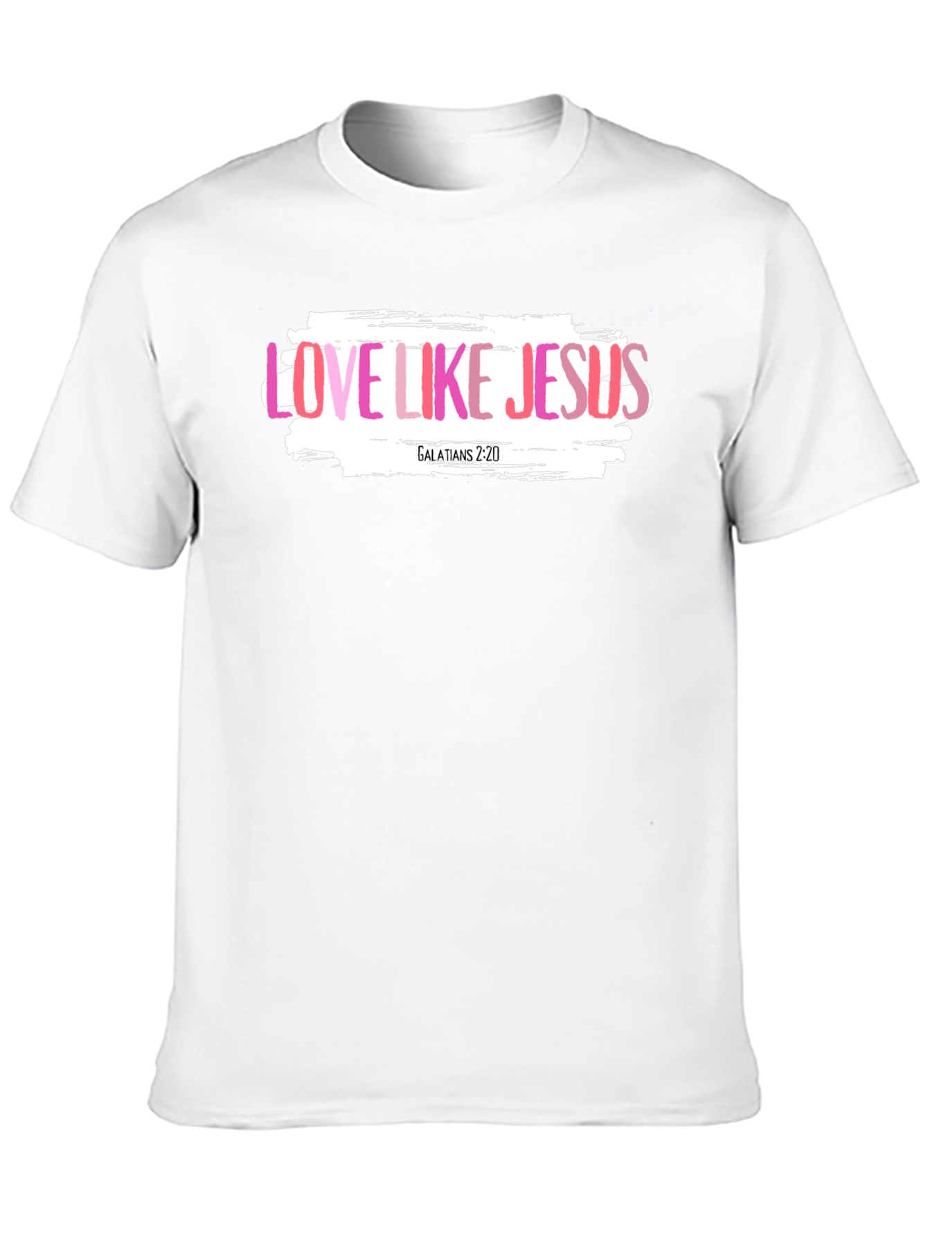 Black Love Like Jesus T-Shirt - Black view 10