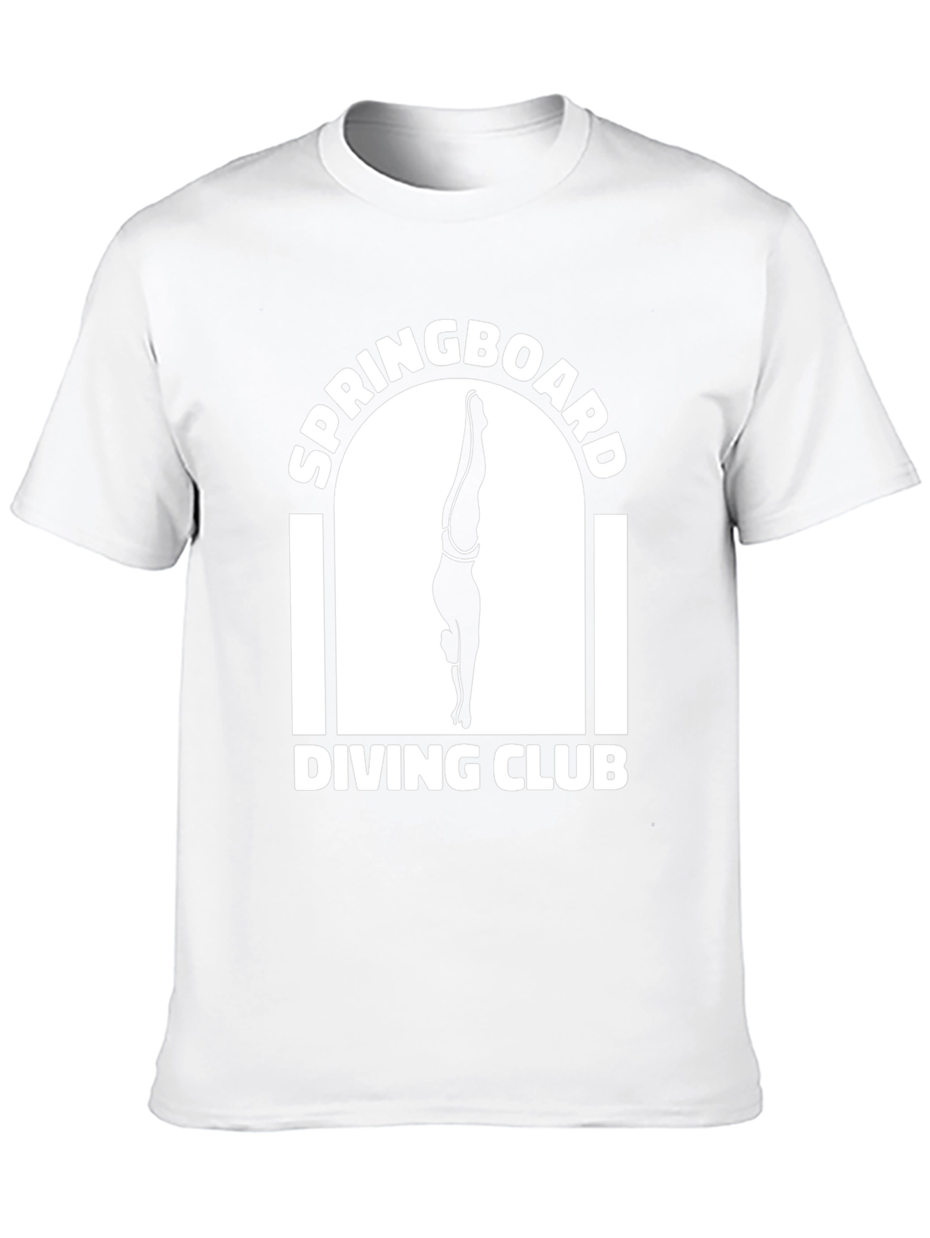Black Springboard Diving Club T-Shirt - Black view 10