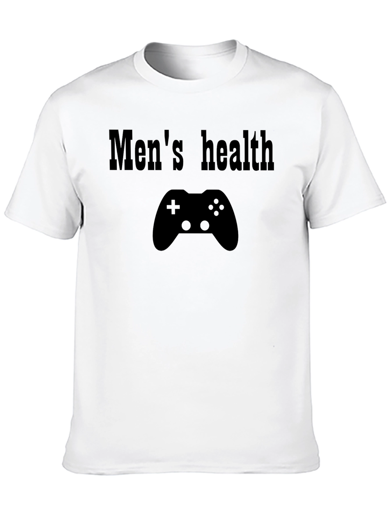 Black Men's Health Gaming T-Shirt - Black view 10