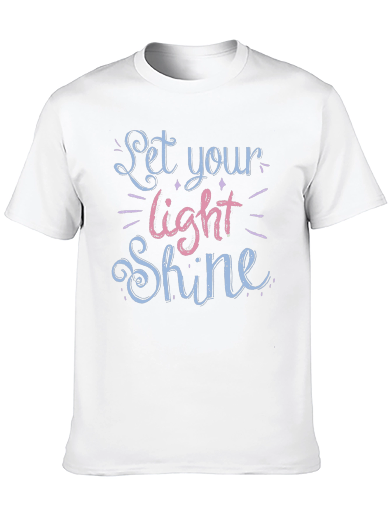 Black Let Your Light Shine Graphic Tee view 10
