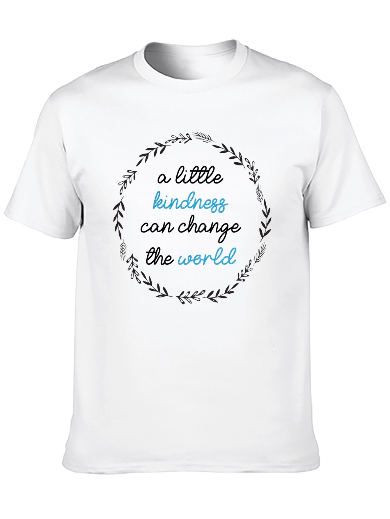 Black Kindness Change the World Graphic Tee view 10