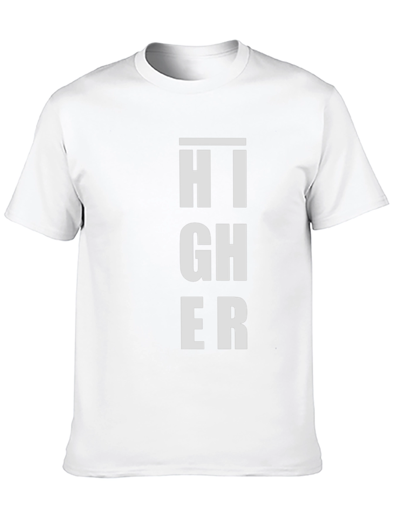 Black Higher Graphic Print Black T-Shirt view 10